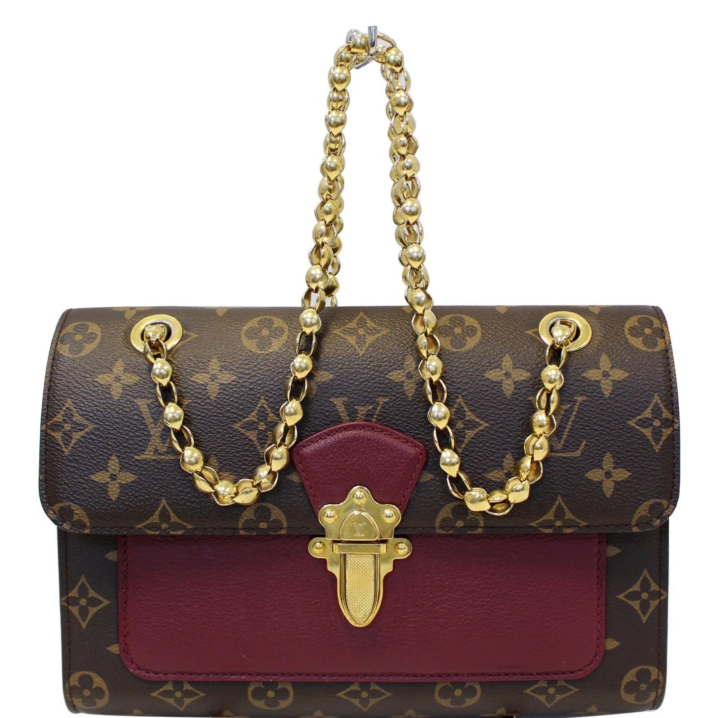 LOUIS VUITTON Victoire Monogram Canvas Shoulder Crossbody Bag Brown - 25% OFF