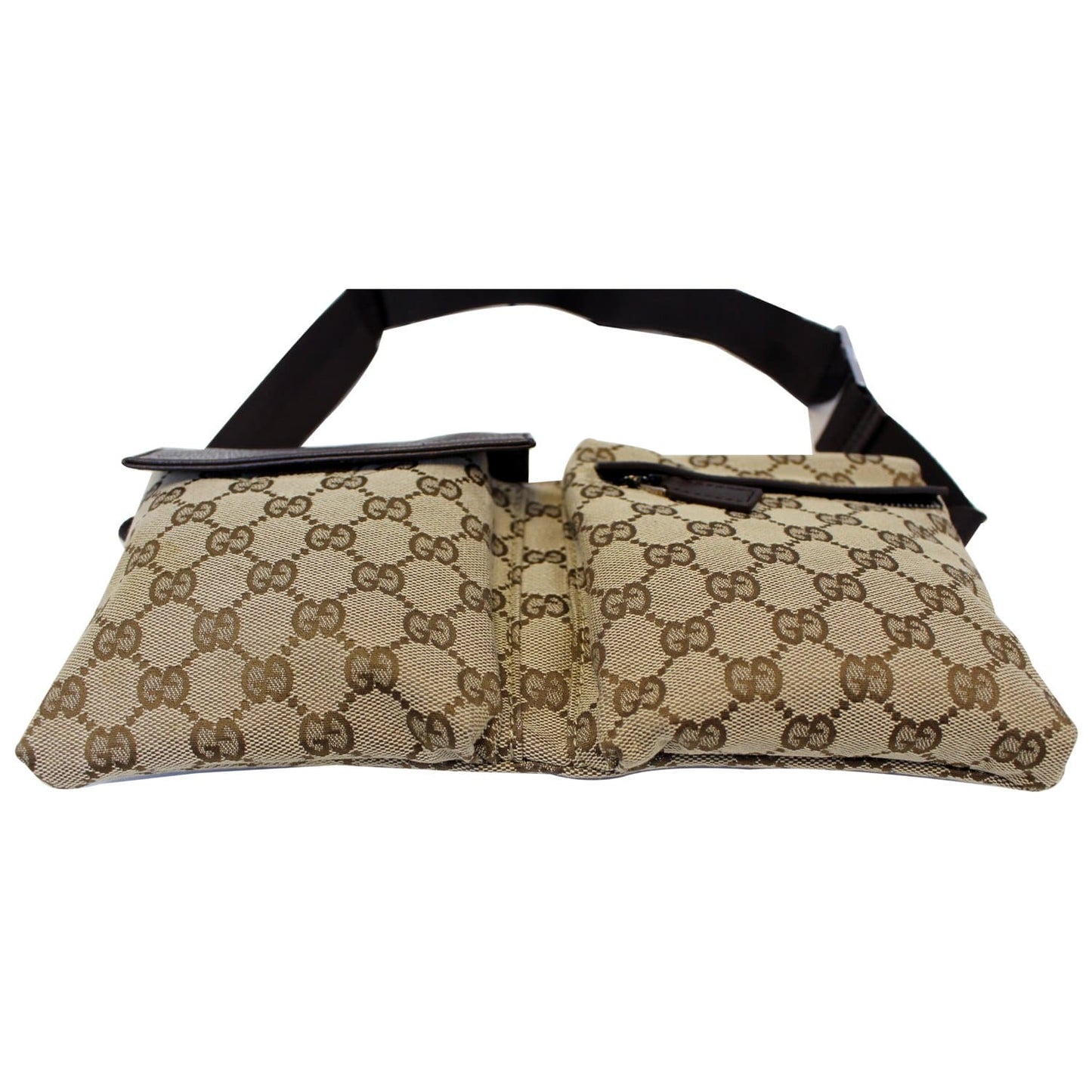 GUCCI GG Monogram Waist Bum Bag 28566 Brown