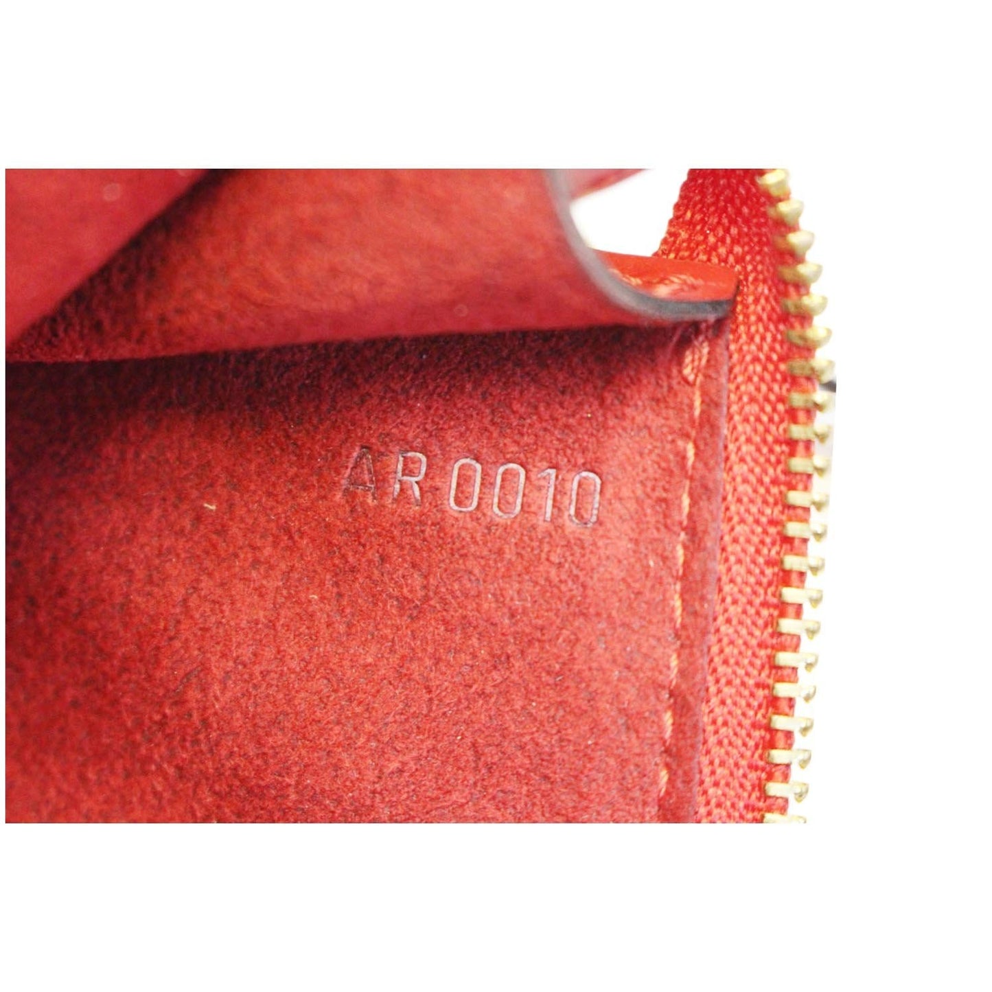 LOUIS VUITTON Epi Leather Red Pochette Accessoires Pouch