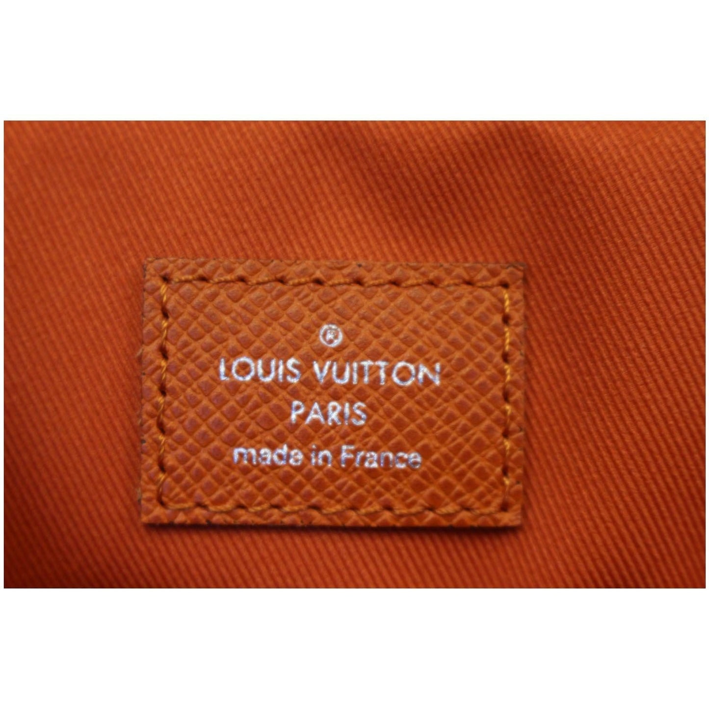 LOUIS VUITTON Porte-Documents Voyage PM Briefcase Taiga Leather Orange