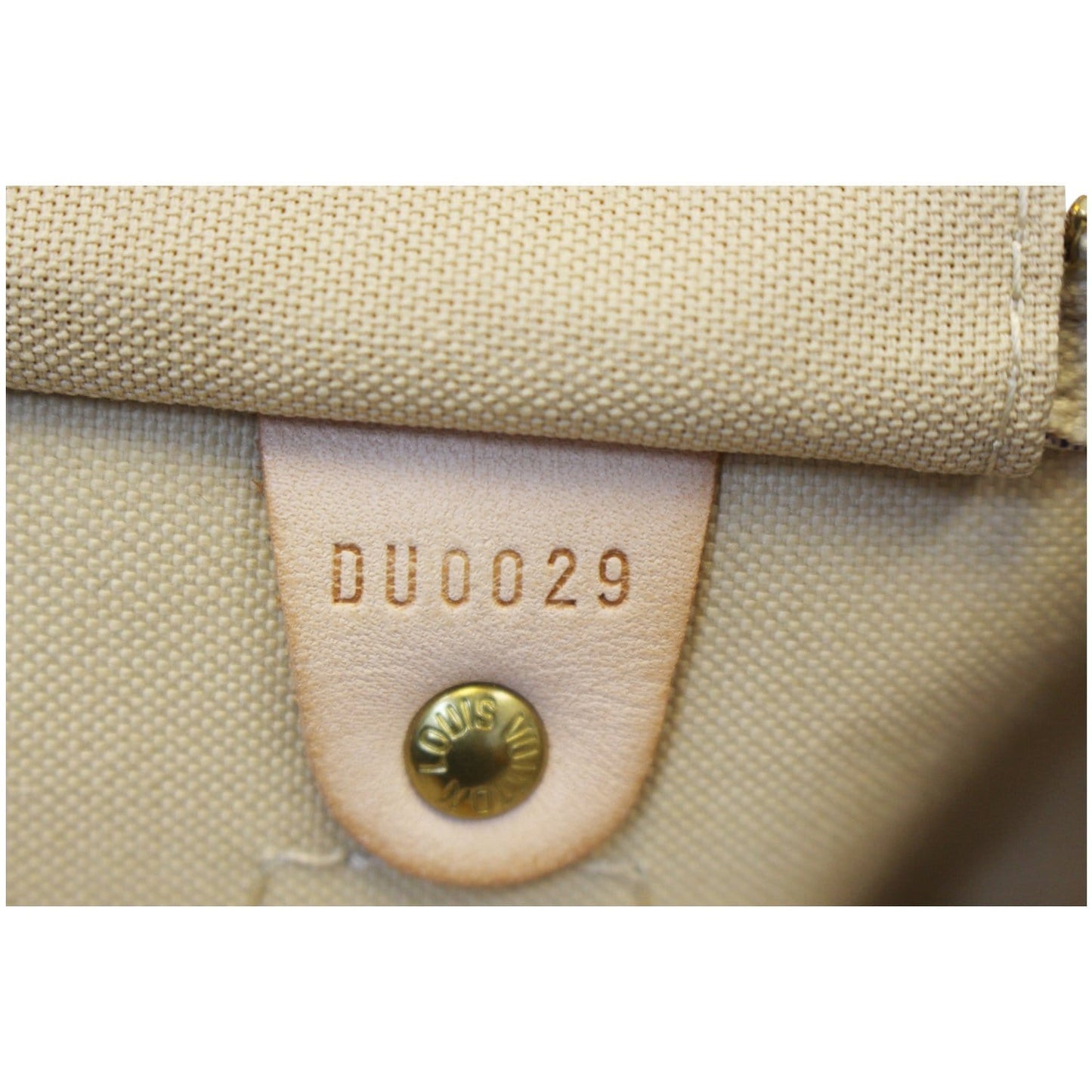 LOUIS VUITTON  Speedy 30 Damier Azur Satchel Handbag