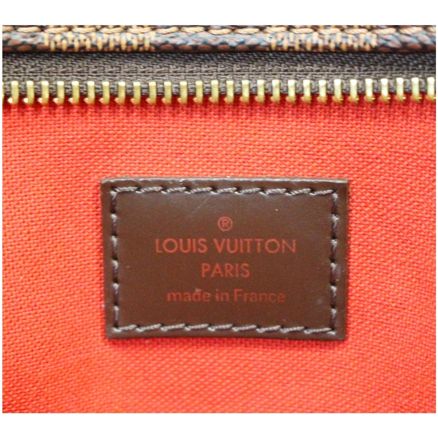 LOUIS VUITTON Bloomsbury GM Damier Ebene Shoulder Crossbody Bag Brown