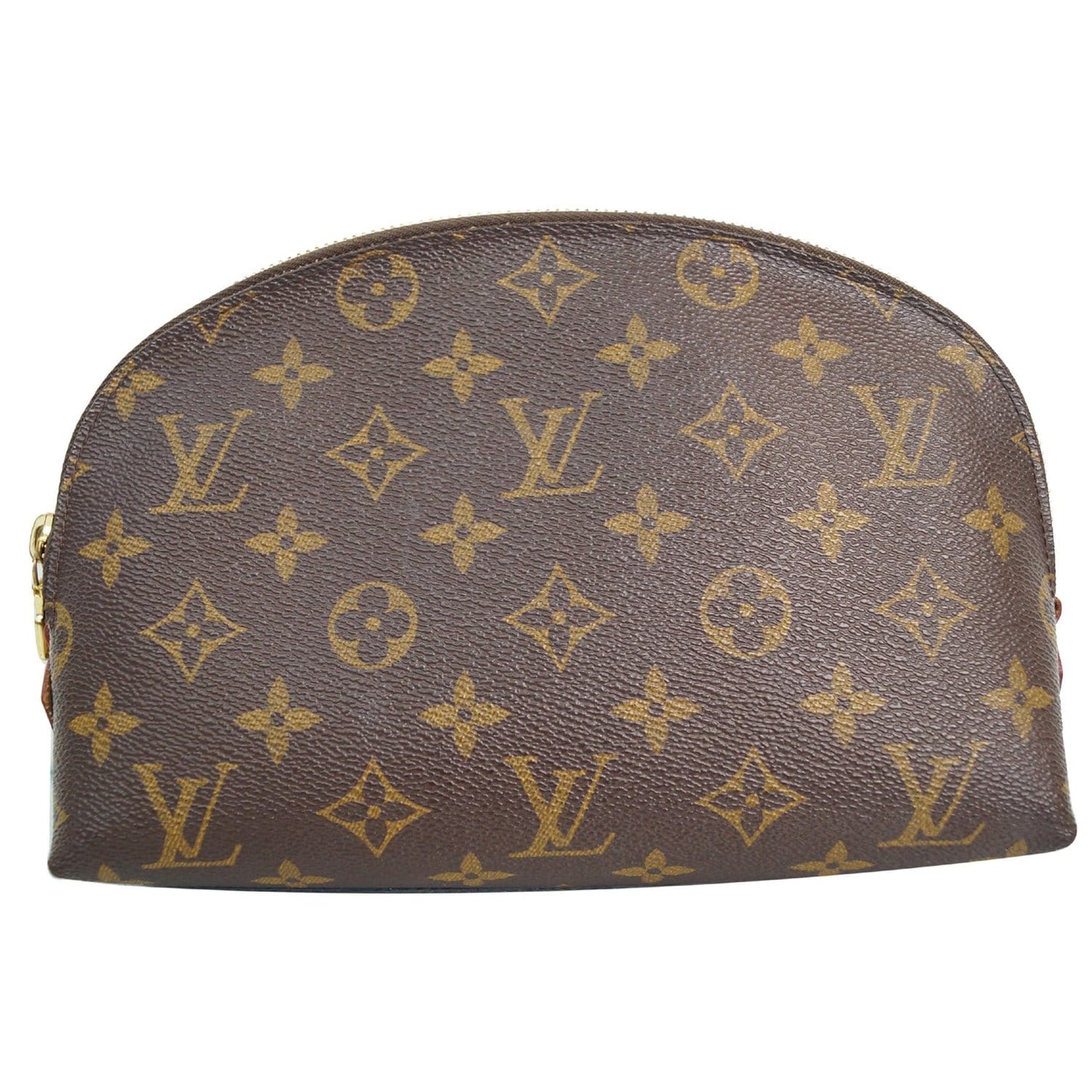 LOUIS VUITTON Monogram Canvas Cosmetic Pouch Brown