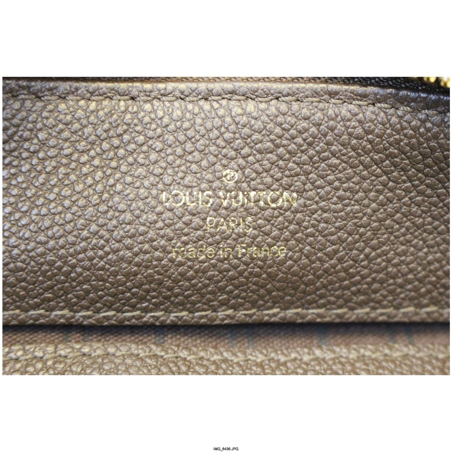 LOUIS VUITTON Audacieuse PM Terre Empreinte Leather Shoulder Bag