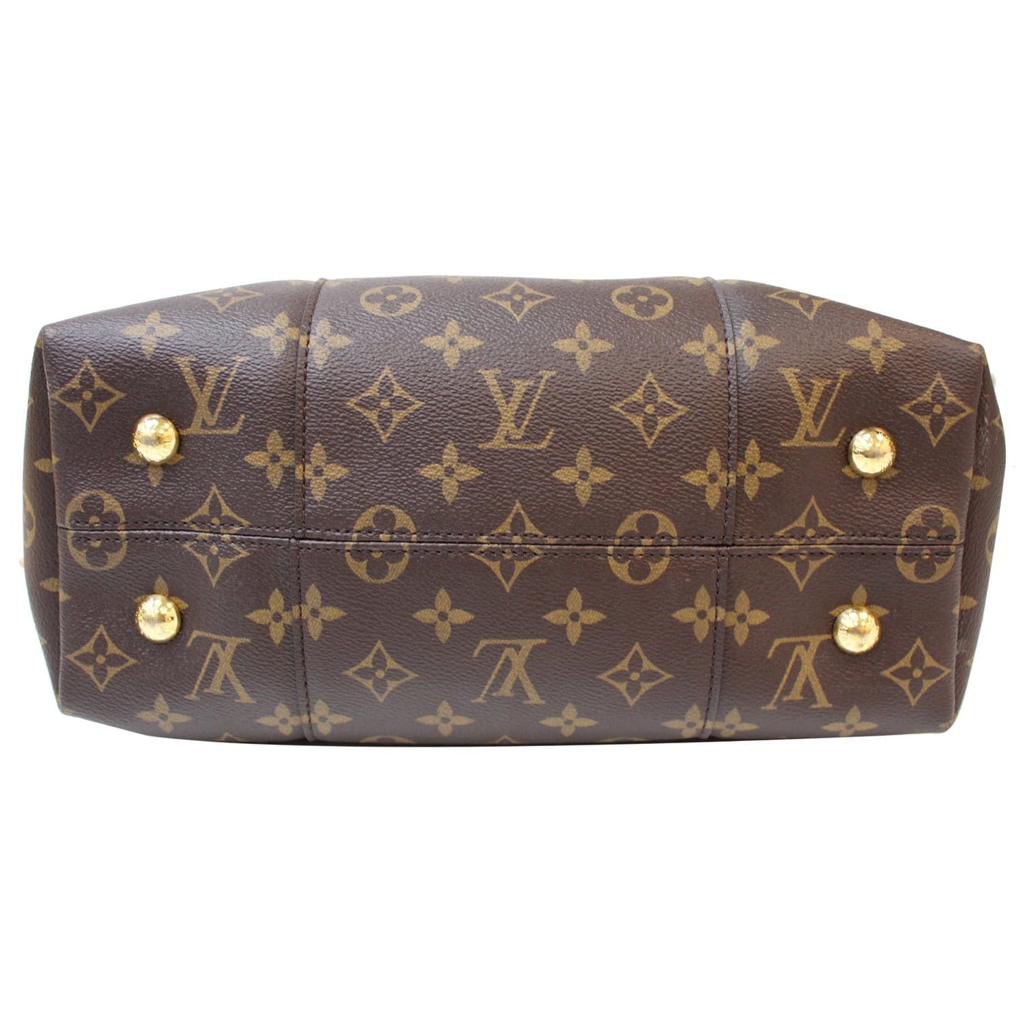 LOUIS VUITTON Melie Monogram Canvas Hobo Shoulder Bag Brown
