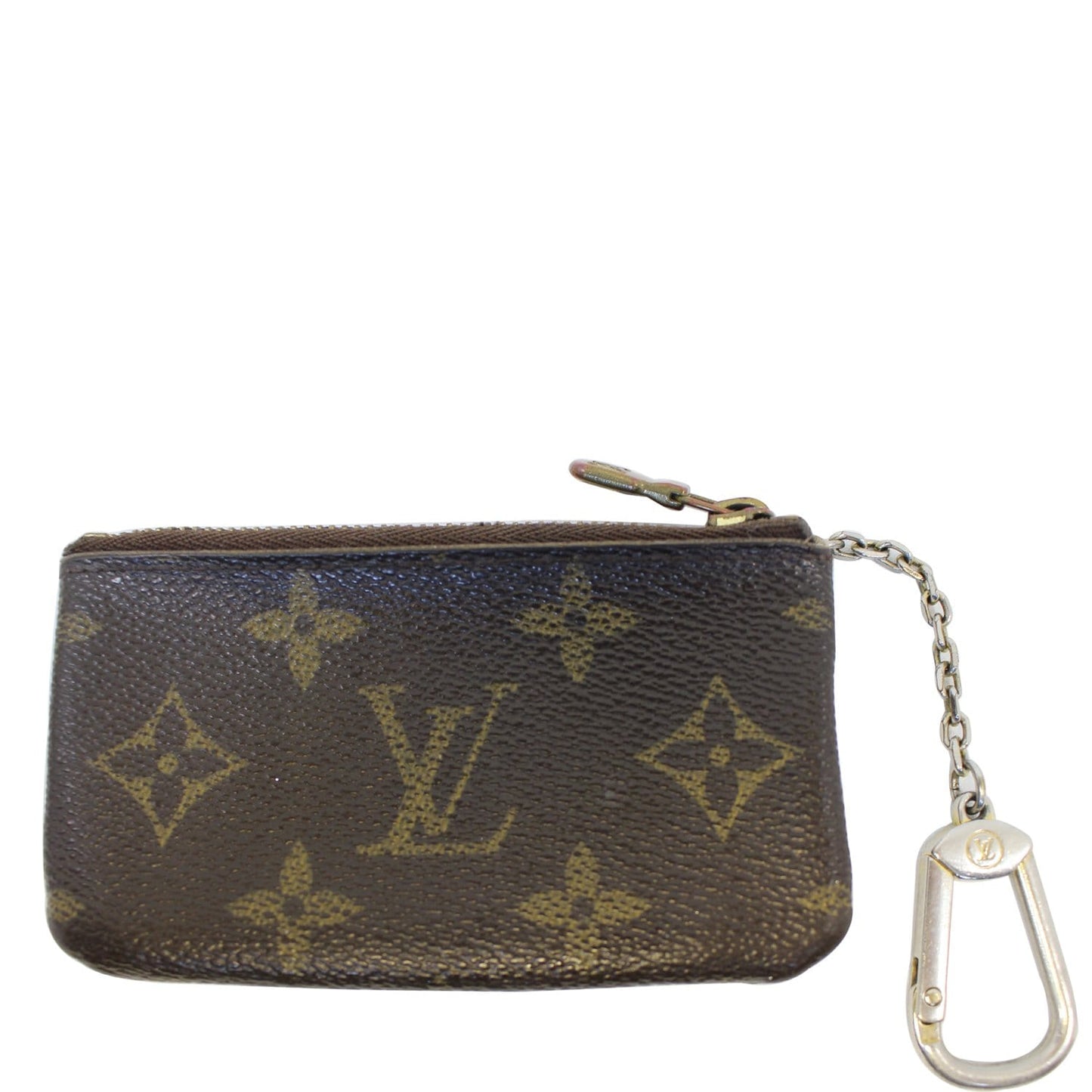 LOUIS VUITTON Monogram Canvas Pochette Key Cles Coin Case