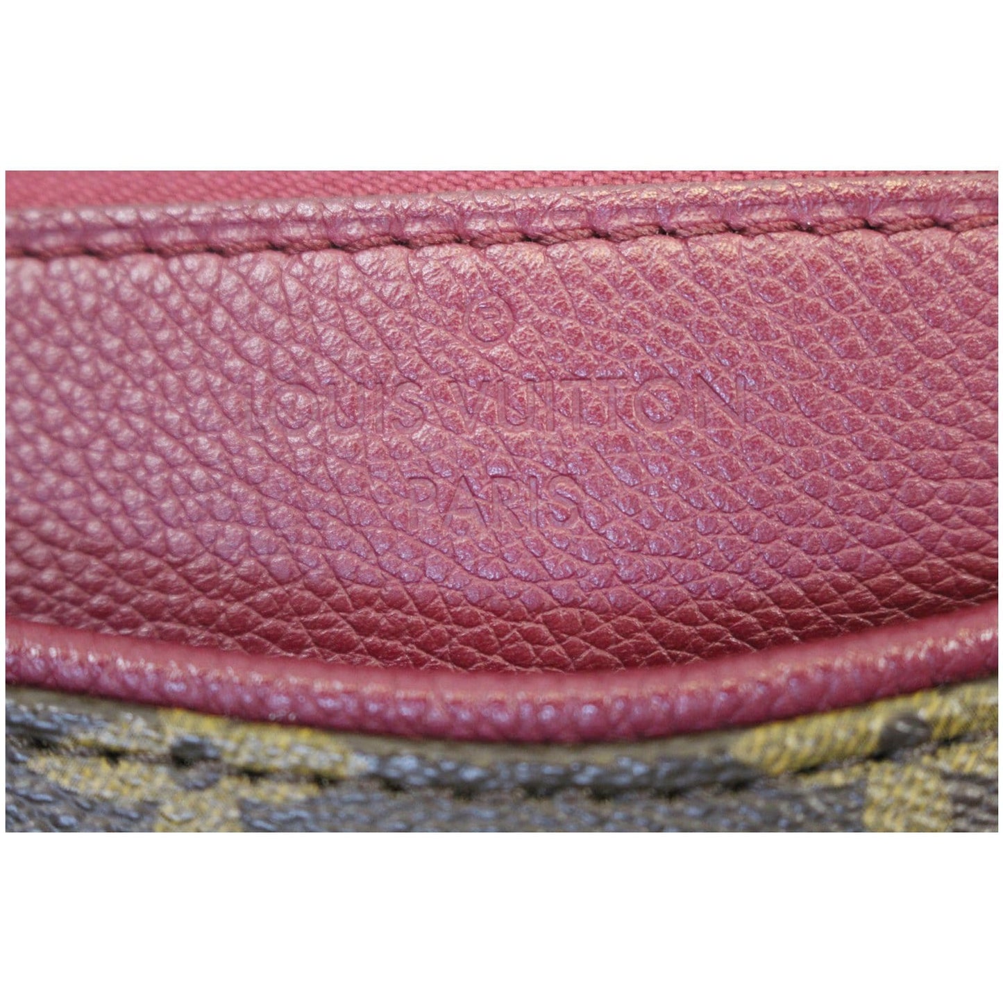 LOUIS VUITTON Pallas Monogram Canvas 2Way Shoulder Bag Brown