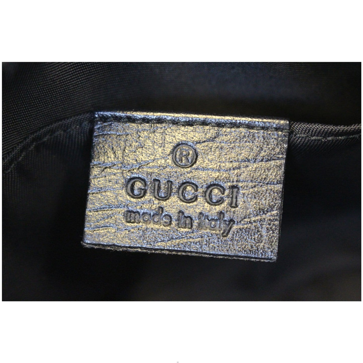 GUCCI GG Supreme Monogram Waist Bum Bag Black 161833