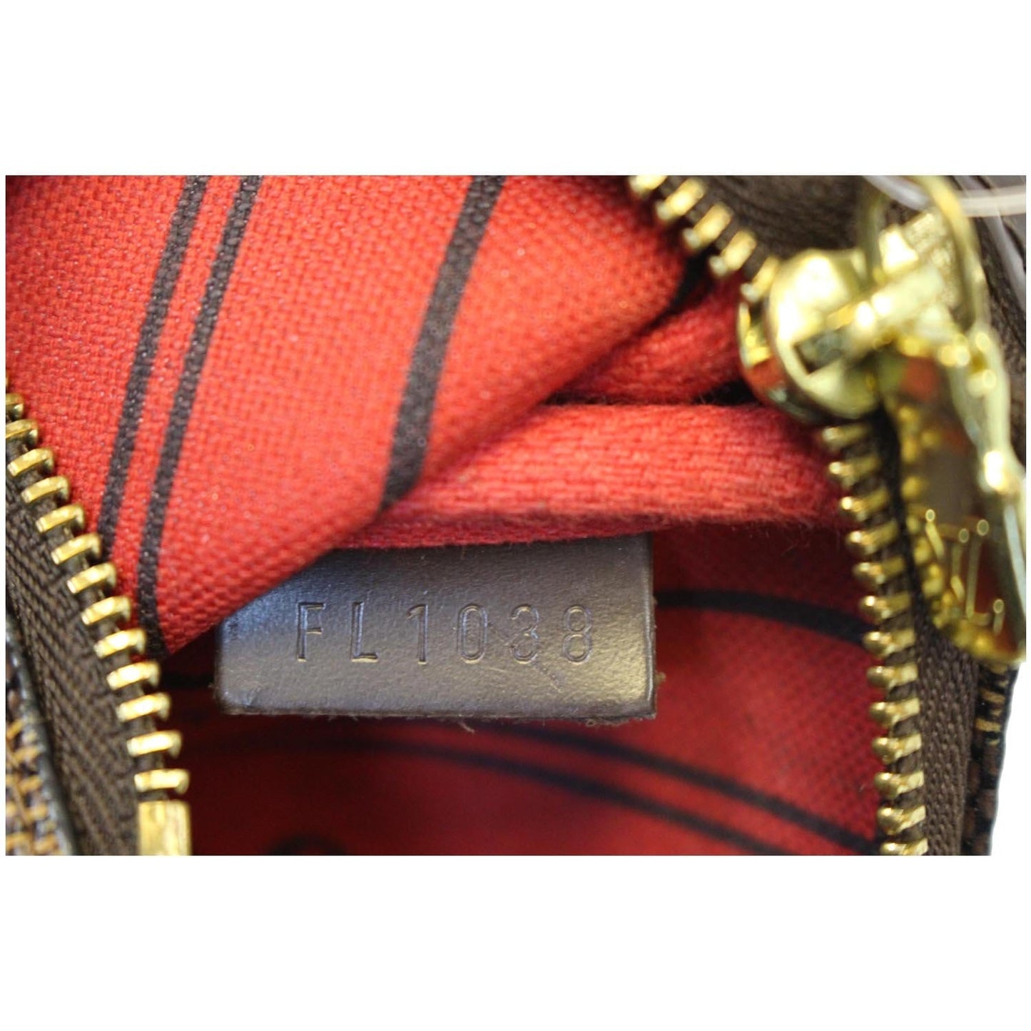 LOUIS VUITTON Trunks and Bags Damier Ebene Mini Pochette Accessories