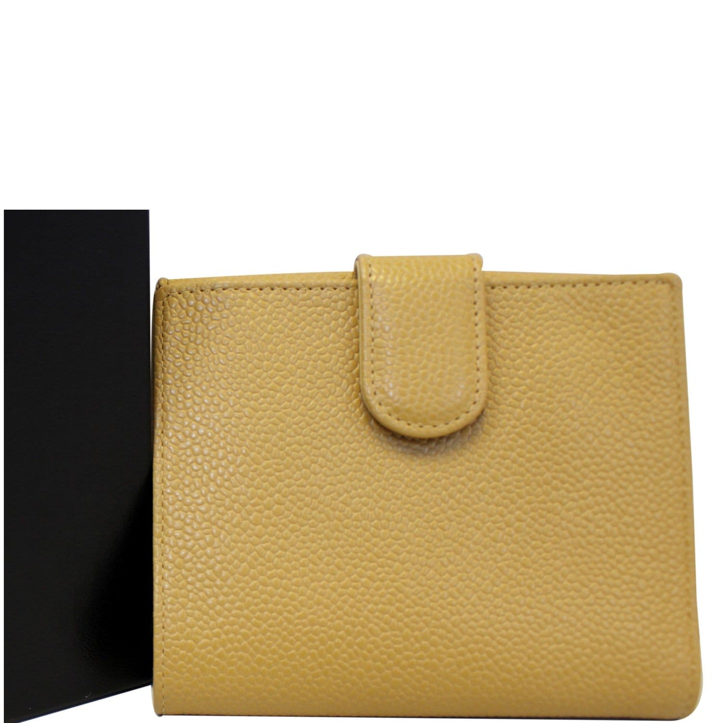 CHANEL Caviar Leather Bifold Wallet
