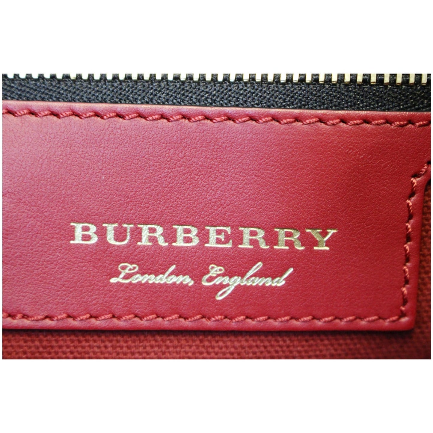 BURBERRY Haymarket Check PVC Tote Shoulder Bag