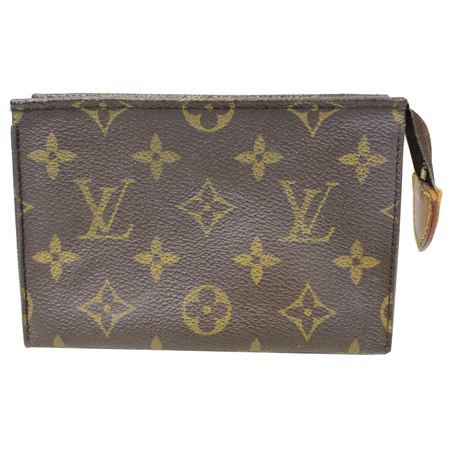 LOUIS VUITTON Monogram Canvas Toiletry Pouch Brown
