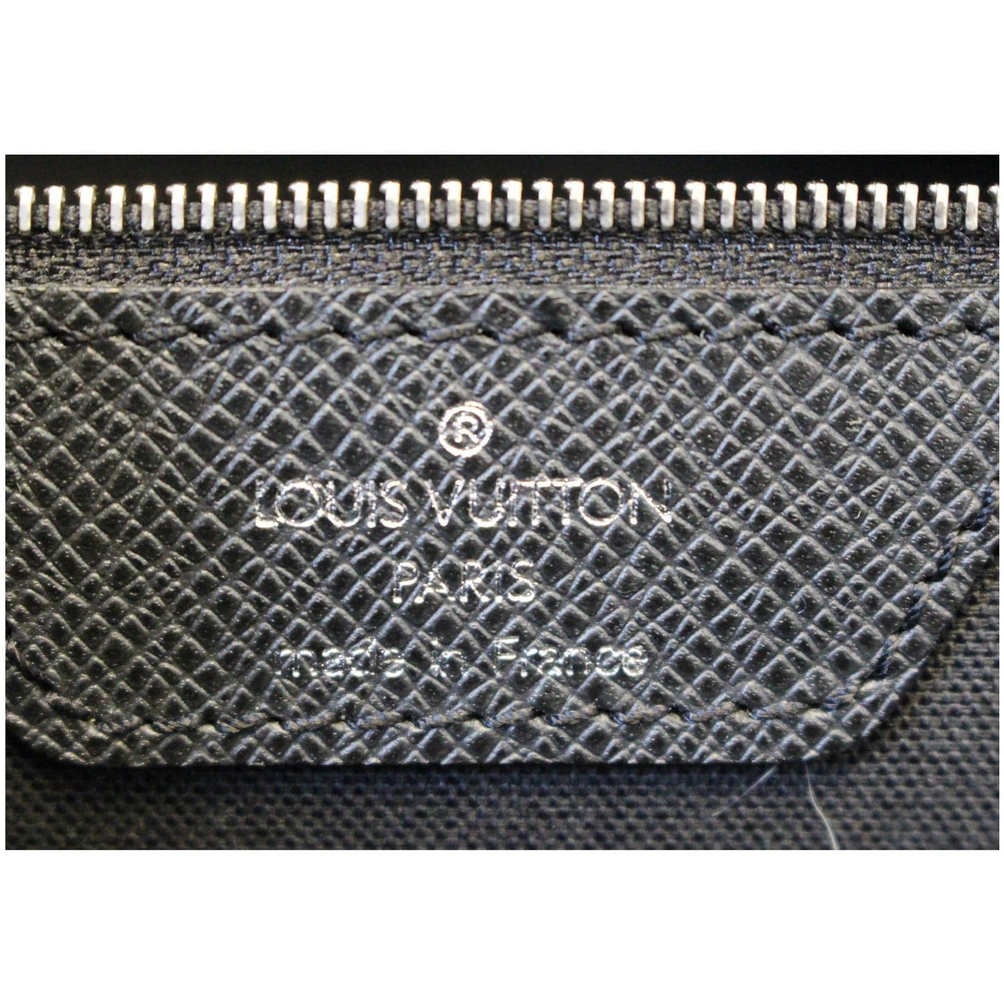 LOUIS VUITTON Ivan Taiga Leather Carry On Travel Bag Ardoise