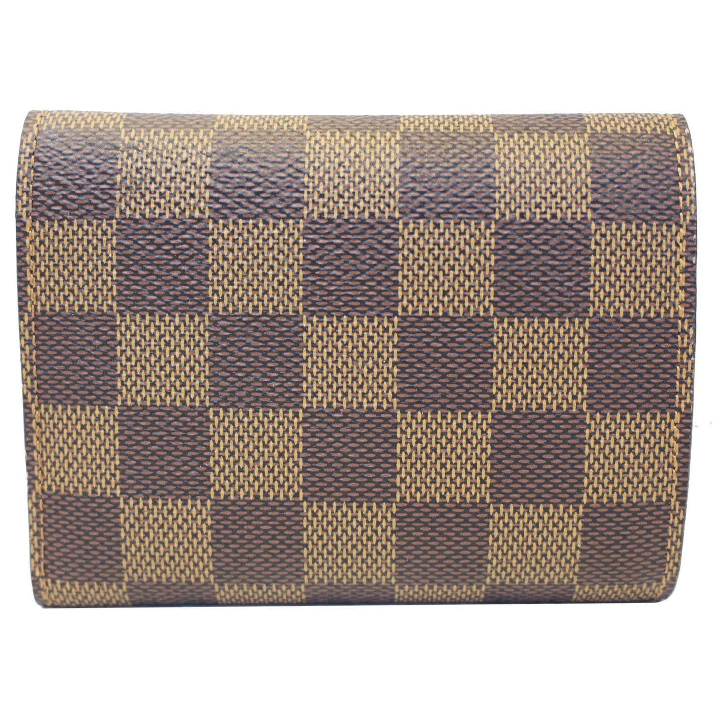 LOUIS VUITTON Victorine Damier Ebene Wallet Brown