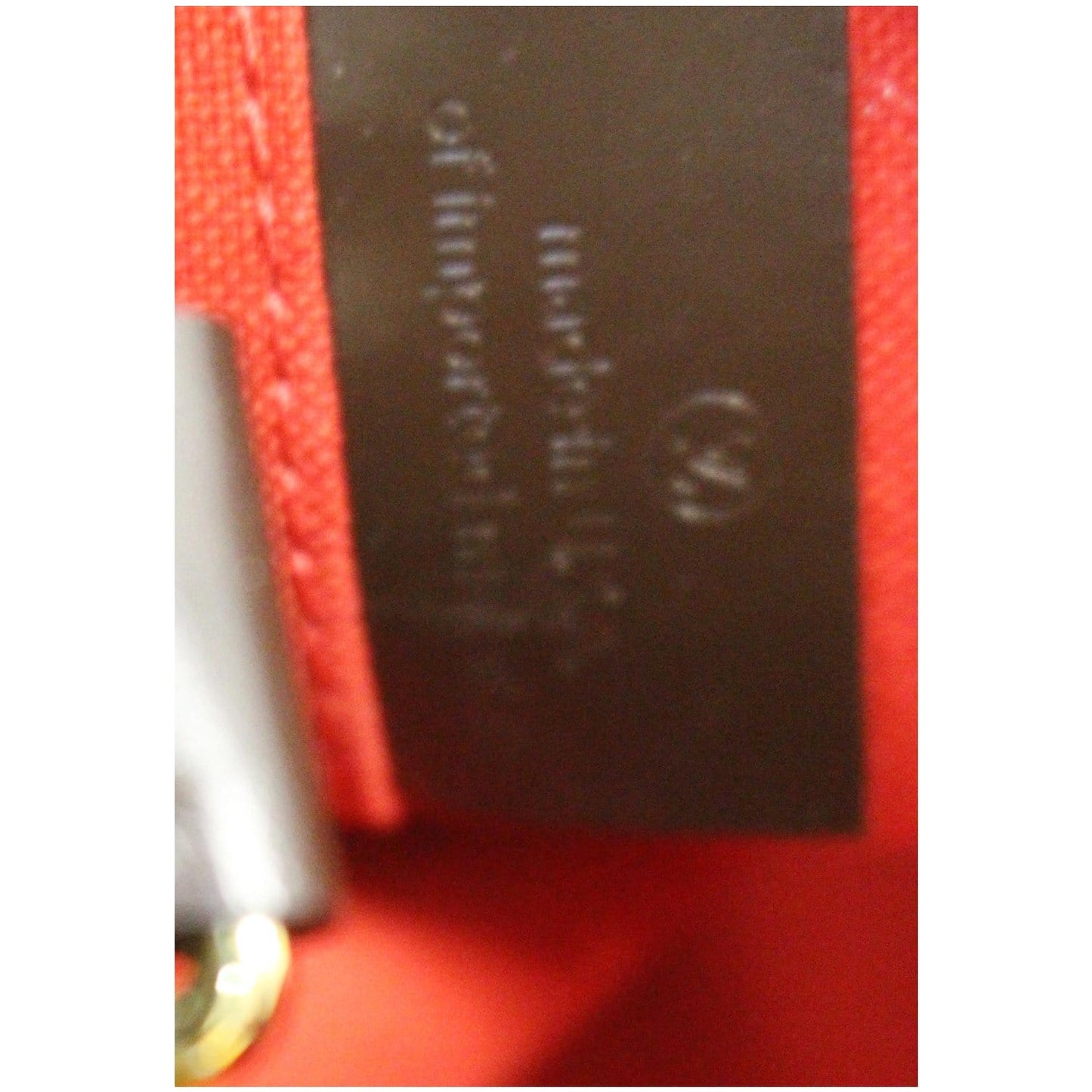 LOUIS VUITTON Alma MM Damier Ebene Satchel Bag Brown