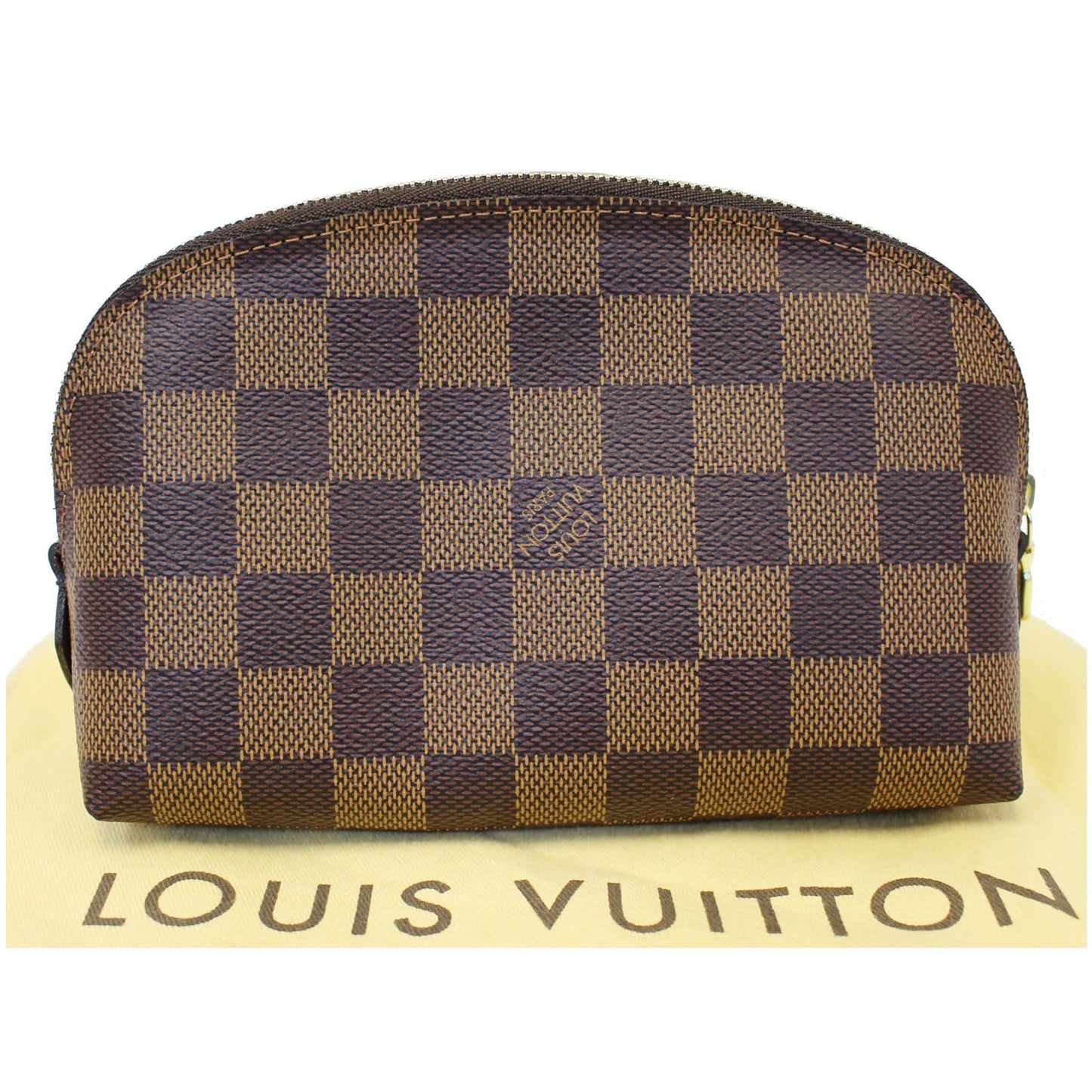 LOUIS VUITTON Damier Ebene Pochette Cosmetic Pouch