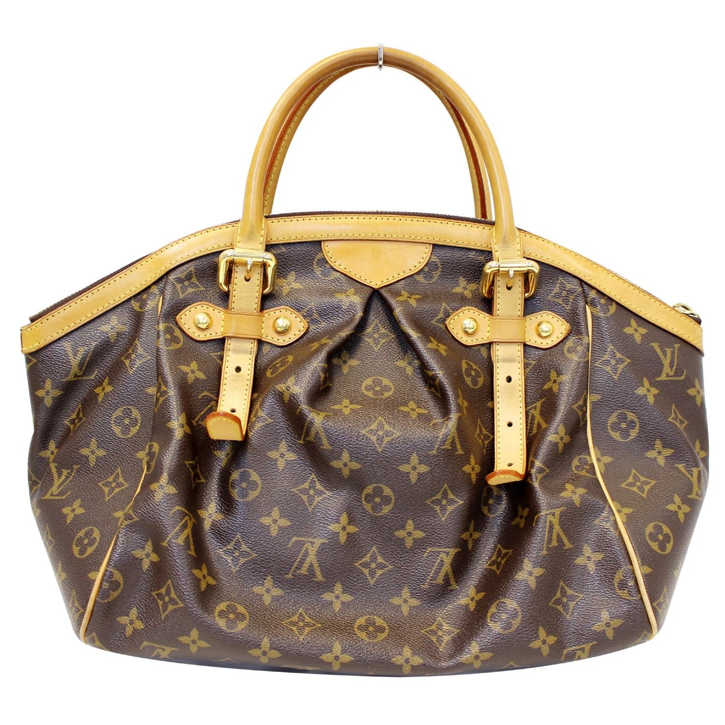 LOUIS VUITTON Tivoli GM Monogram Canvas Brown Shoulder Bag Brown