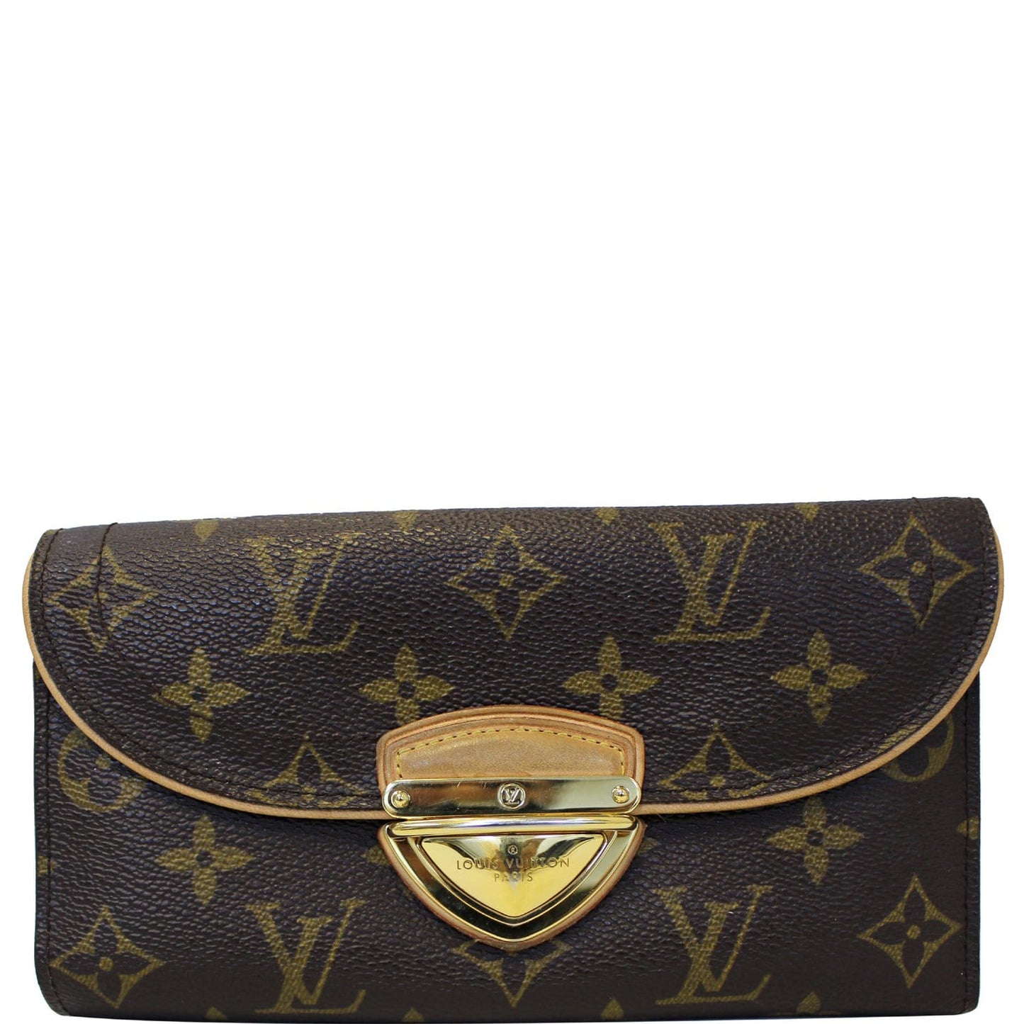 LOUIS VUITTON Eugenie Monogram Canvas Wallet Brown