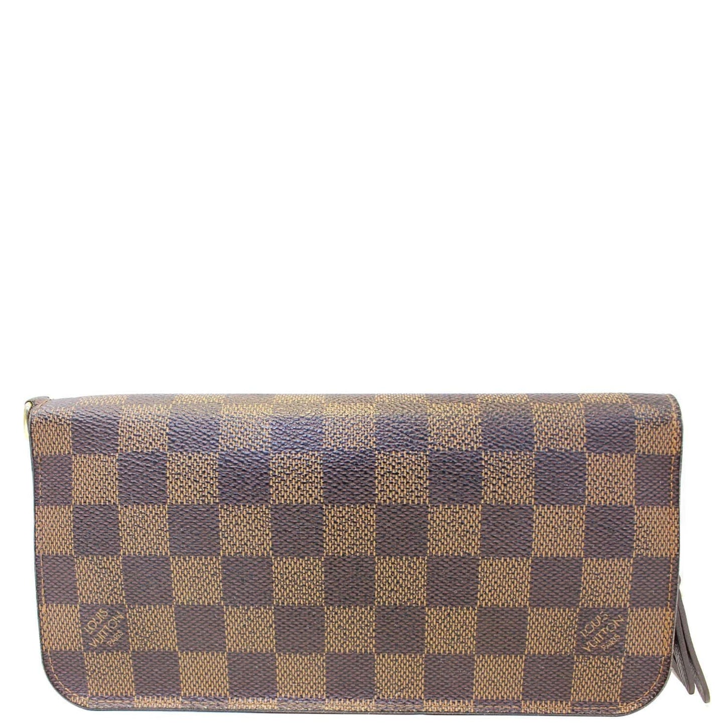 LOUIS VUITTON Insolite Damier Ebene Wallet Brown
