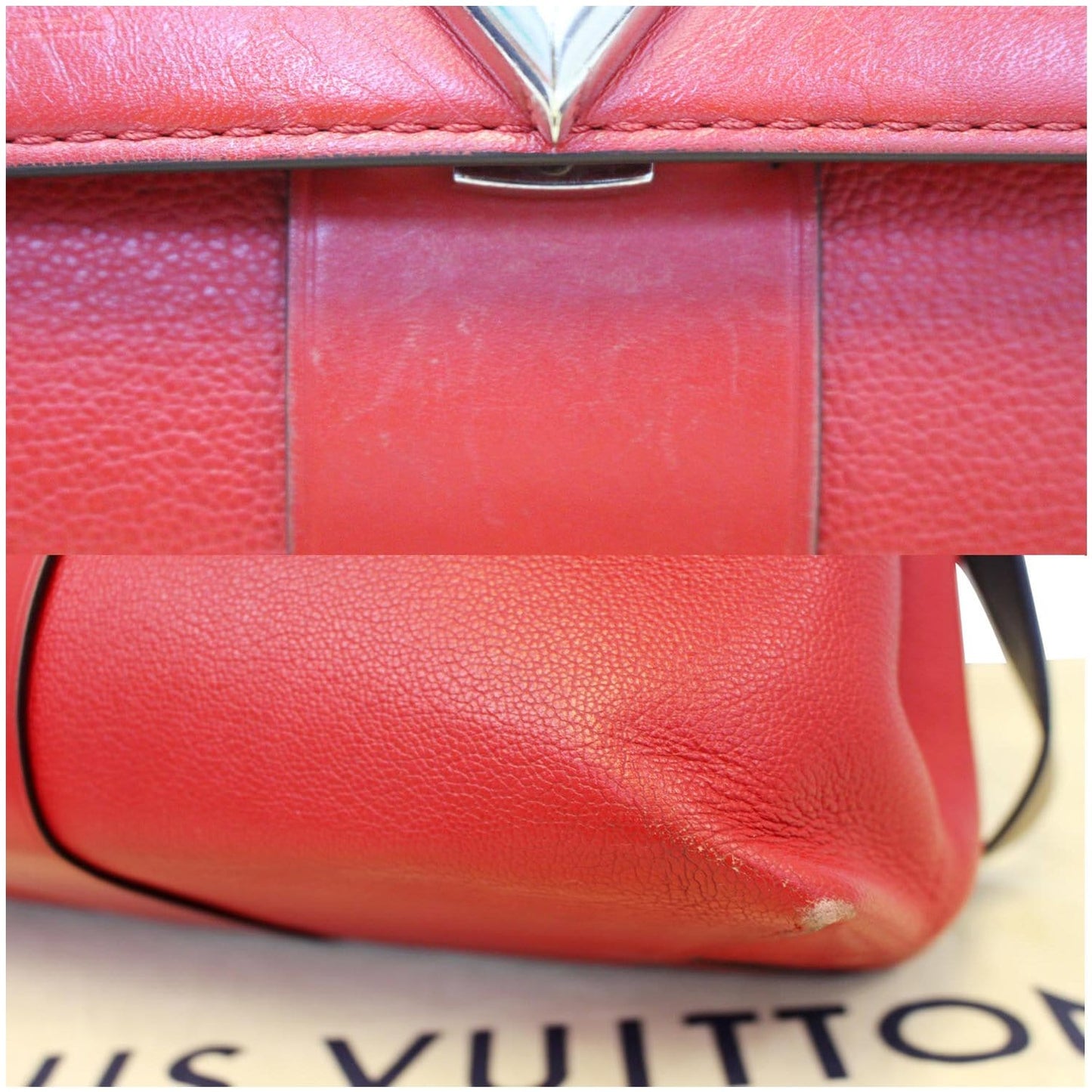 LOUIS VUITTON Very One Handle Monogram Leather Shoulder Bag Rubis - 20% OFF