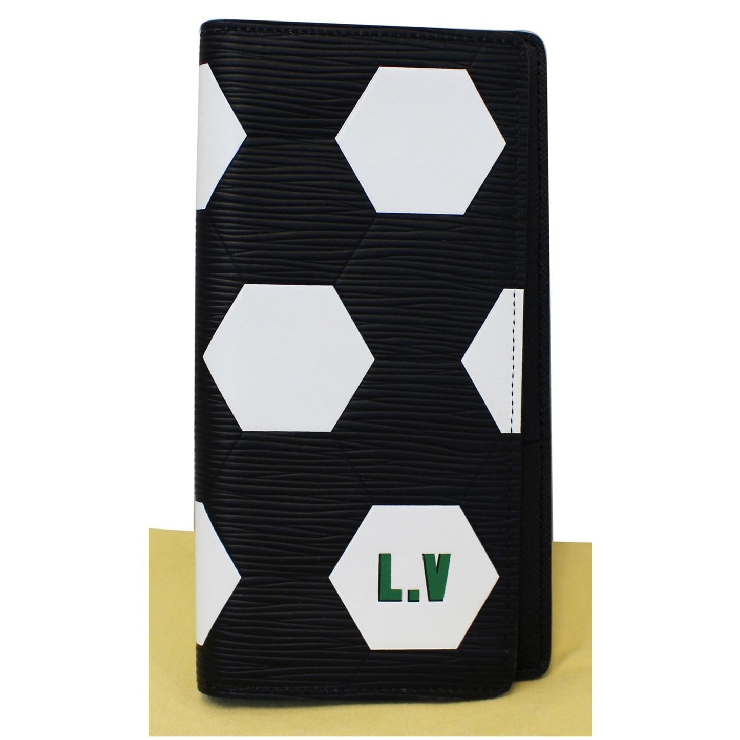 LOUIS VUITTON FIFA World Cup Brazza Long Epi Leather Wallet Black - Final Sale