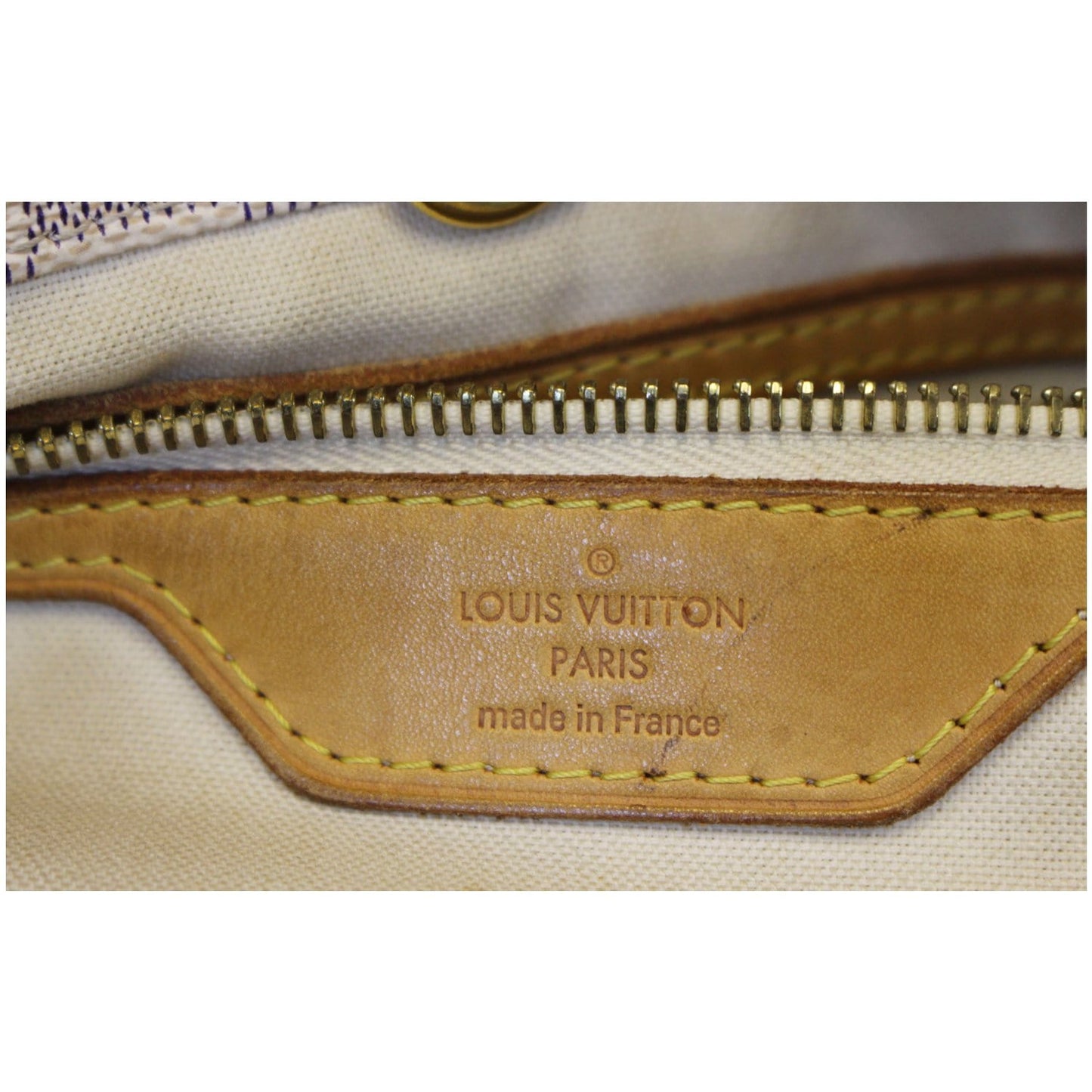 LOUIS VUITTON Cabas PM Damier Azur Beach Shoulder Bag