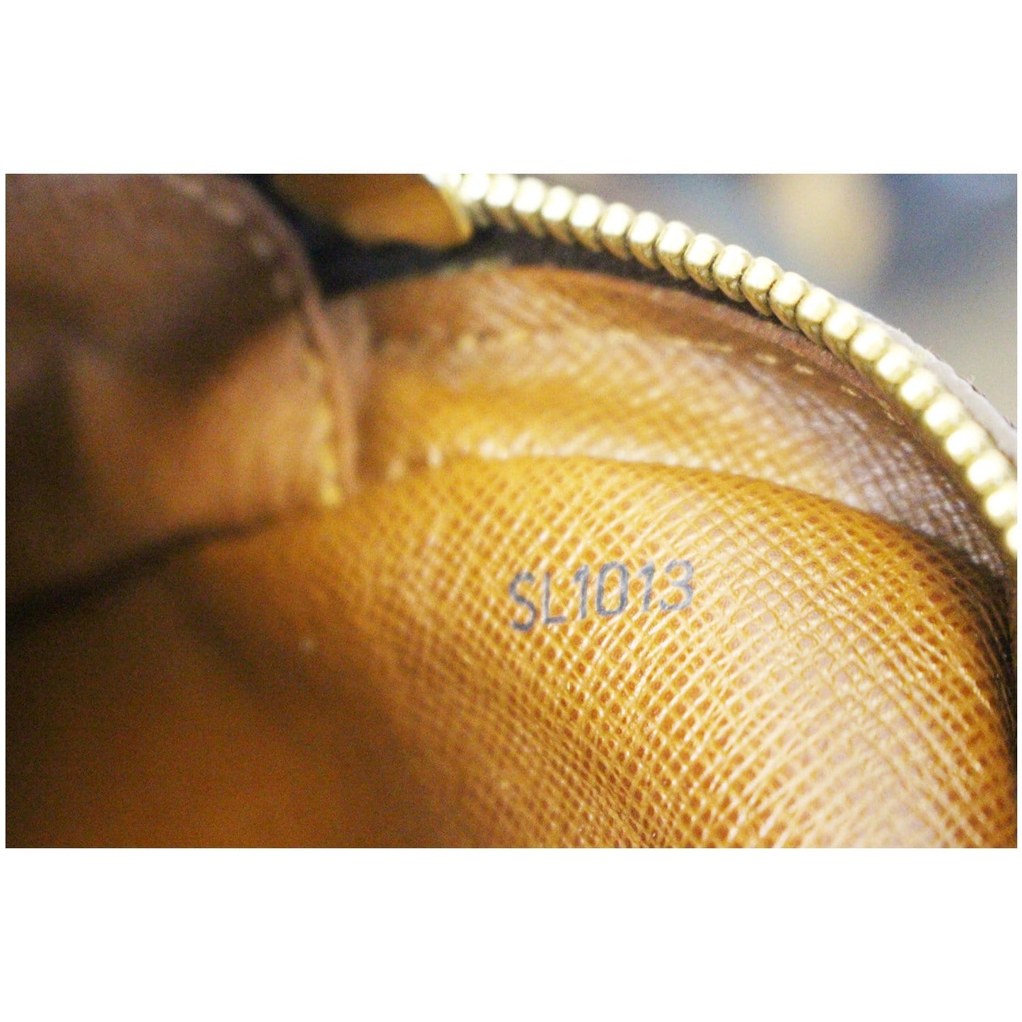 LOUIS VUITTON Danube Monogram Canvas Crossbody Bag Brown