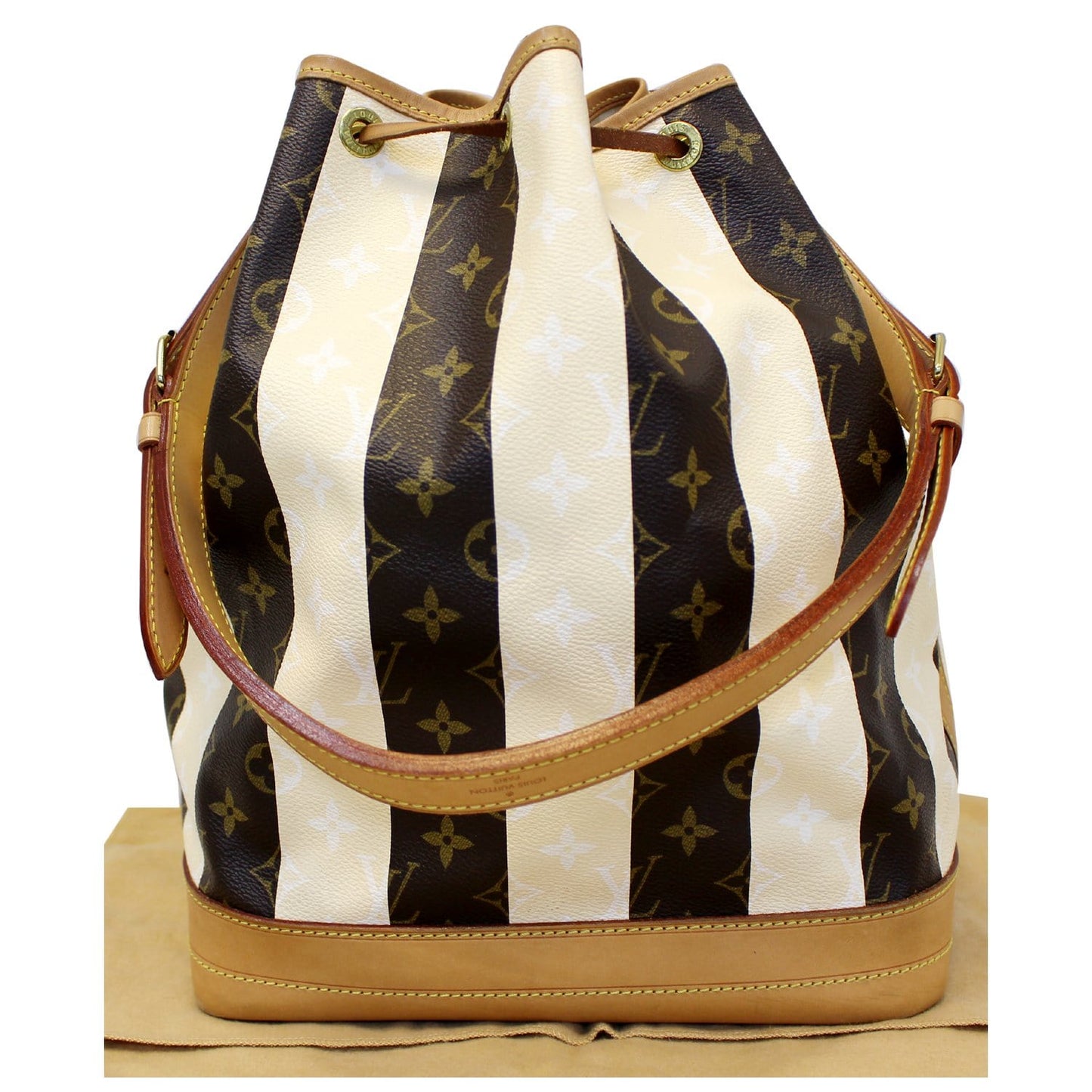 LOUIS VUITTON Noe Large Monogram Rayure Shoulder Bag