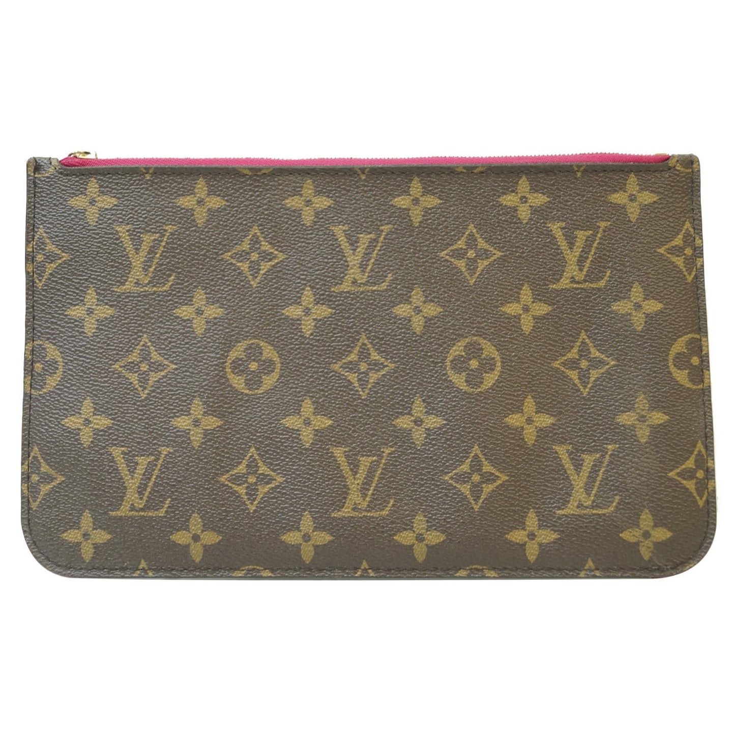 LOUIS VUITTON Pochette Wristlet Pouch Monogram Canvas Neverfull MM