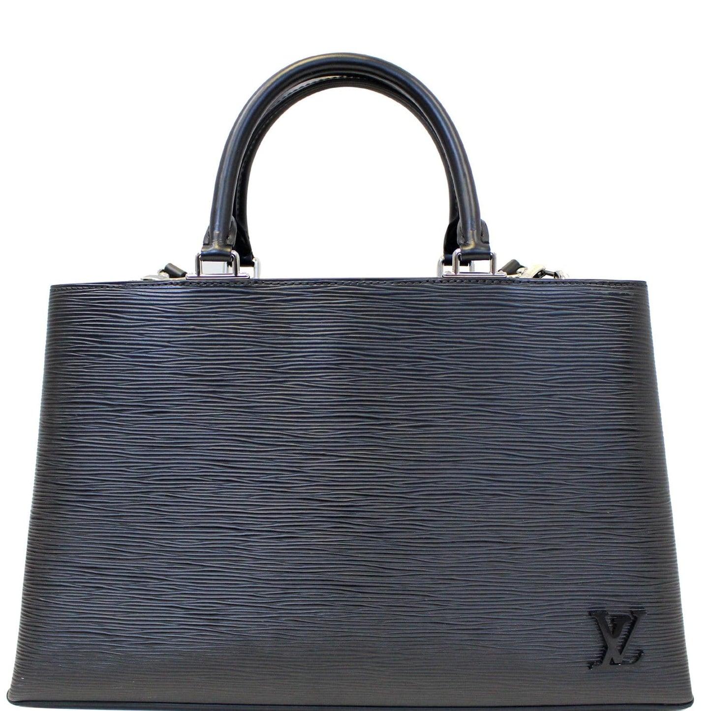 LOUIS VUITTON Kleber PM Epi Leather Shoulder Bag Black
