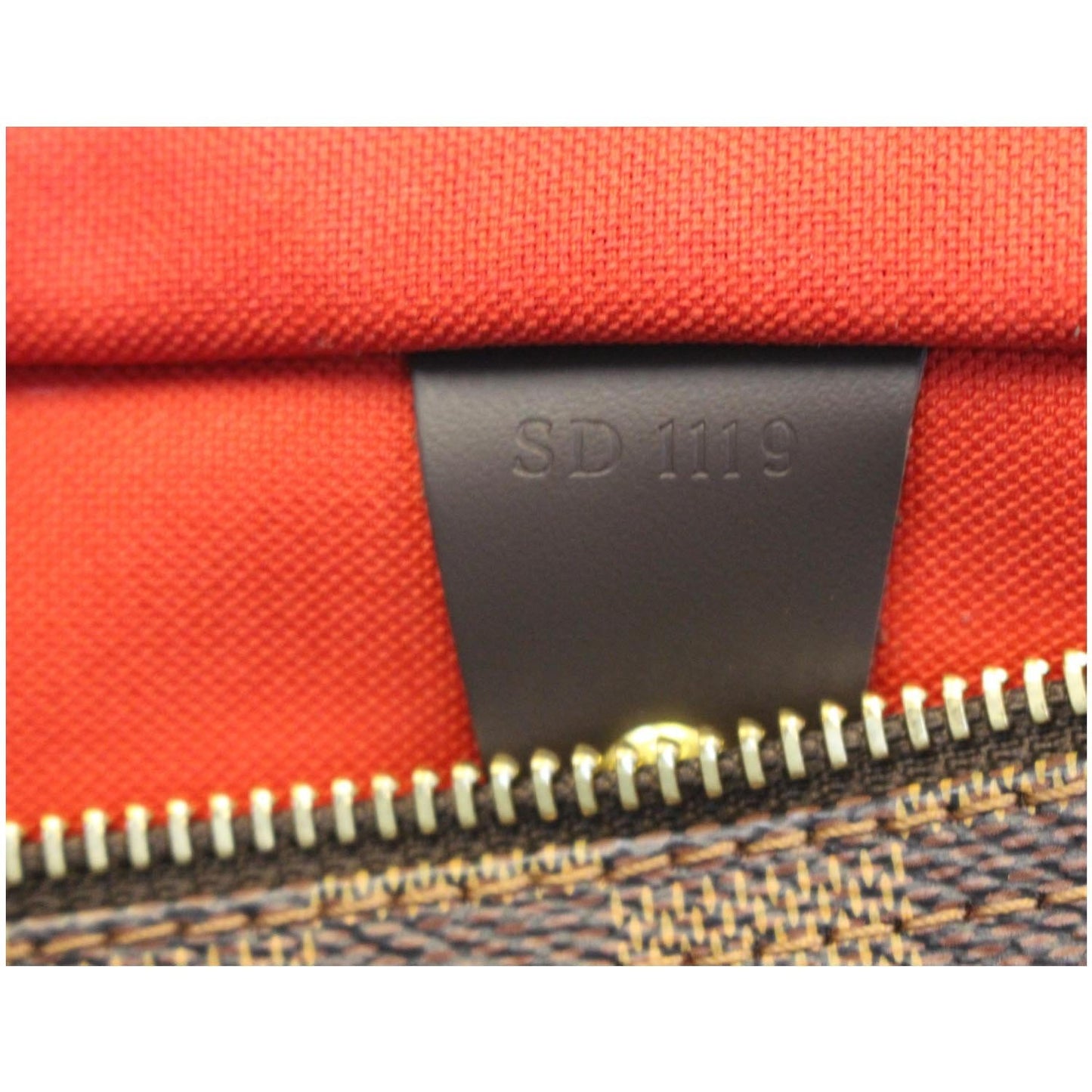 LOUIS VUITTON Speedy 30 Damier Ebene Satchel Bag Brown