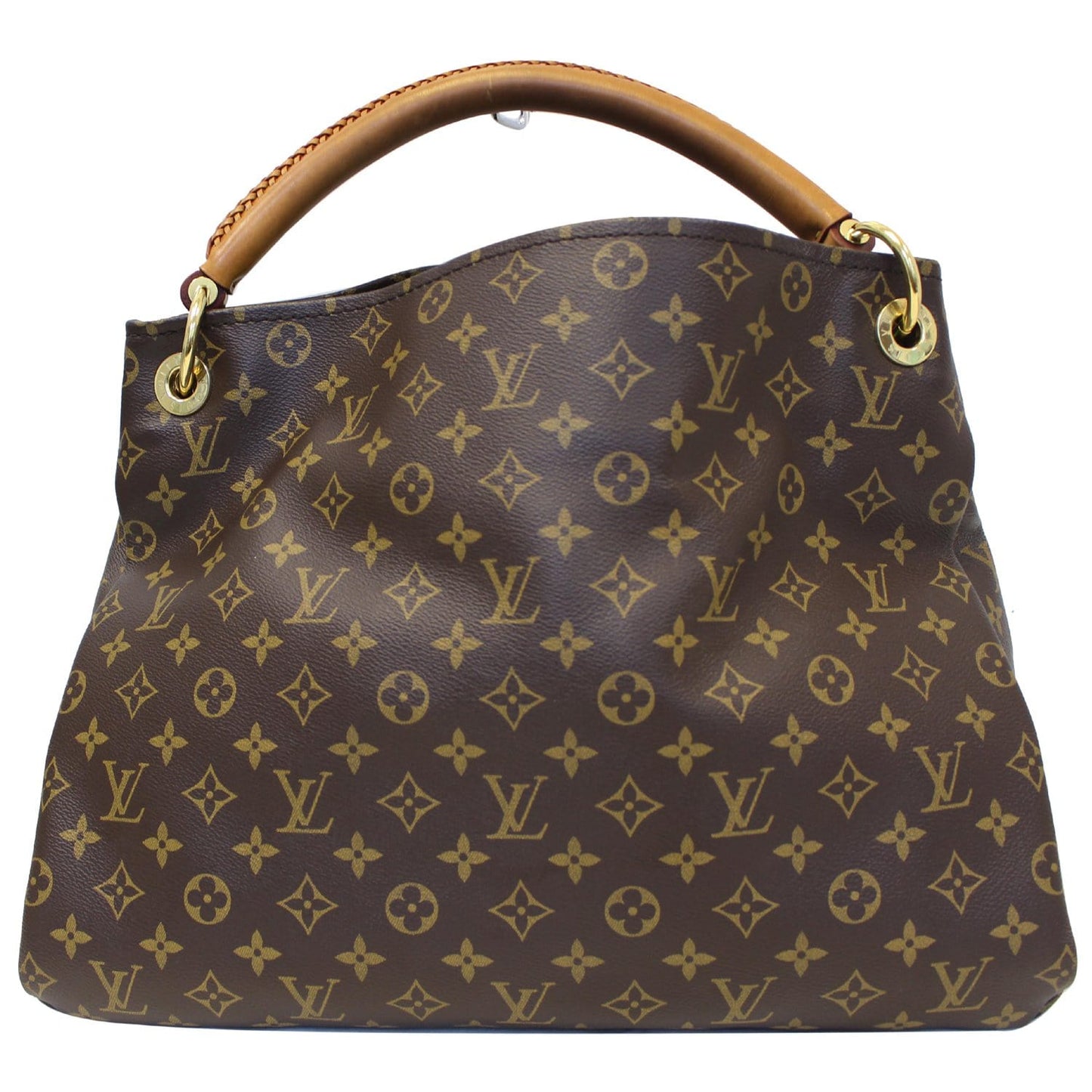 LOUIS VUITTON Artsy MM Monogram Canvas Shoulder Bag Brown