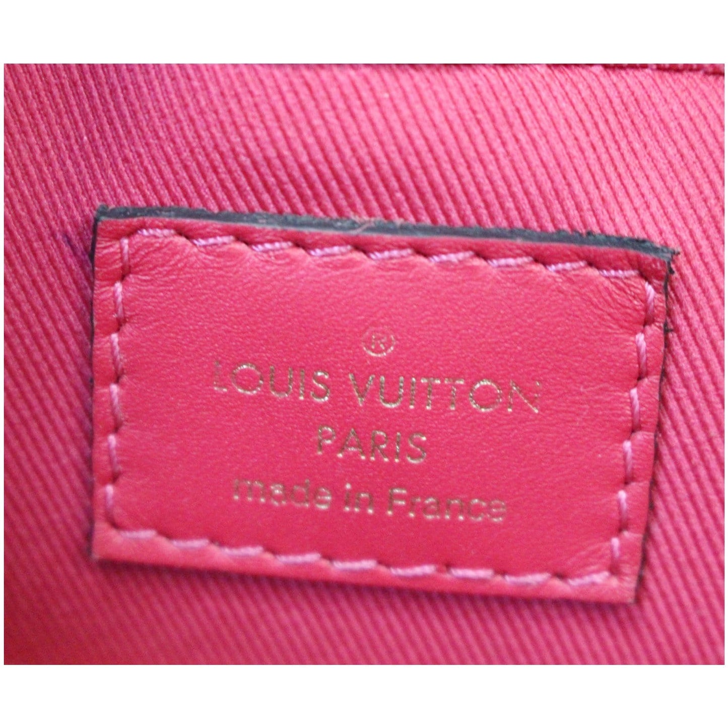 LOUIS VUITTON Saintonge Monogram Canvas Shoulder Bag Freesia