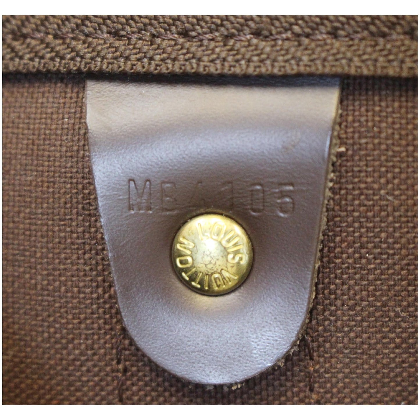 LOUIS VUITTON Keepall Bandouliere 55 Damier Ebene Travel Bag Brown