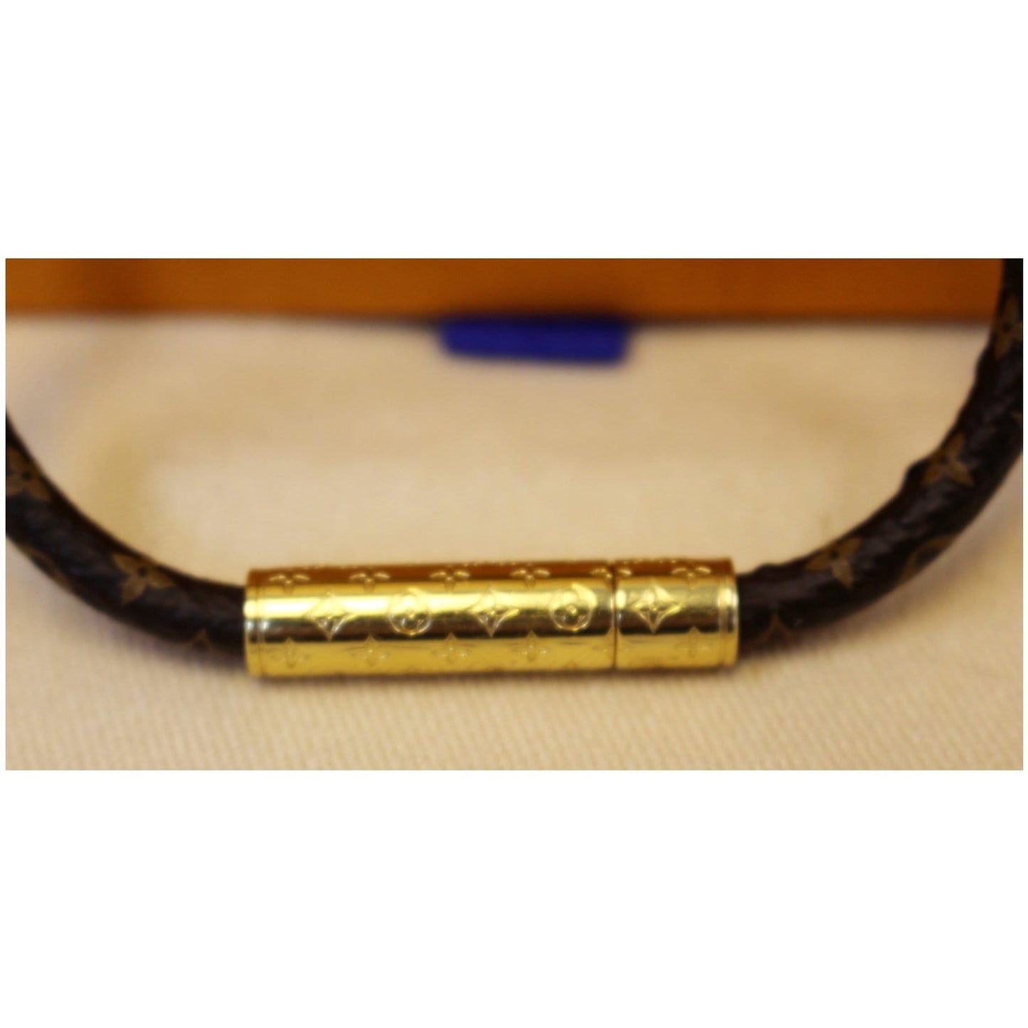 LOUIS VUITTON Monogram Canvas Confidential Bracelet