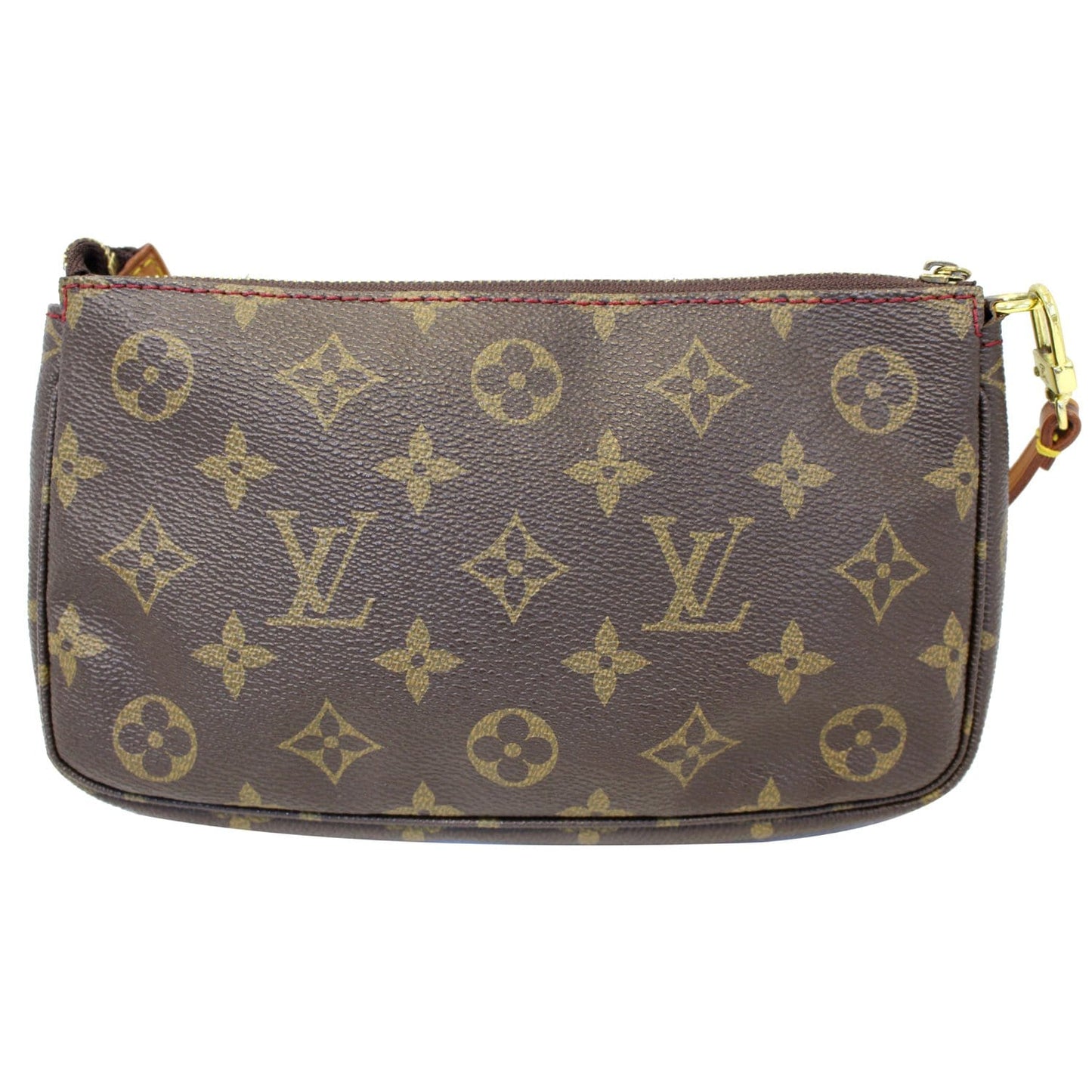 LOUIS VUITTON Pochette Accessoires Monogram Cerises Pouch Bag Brown