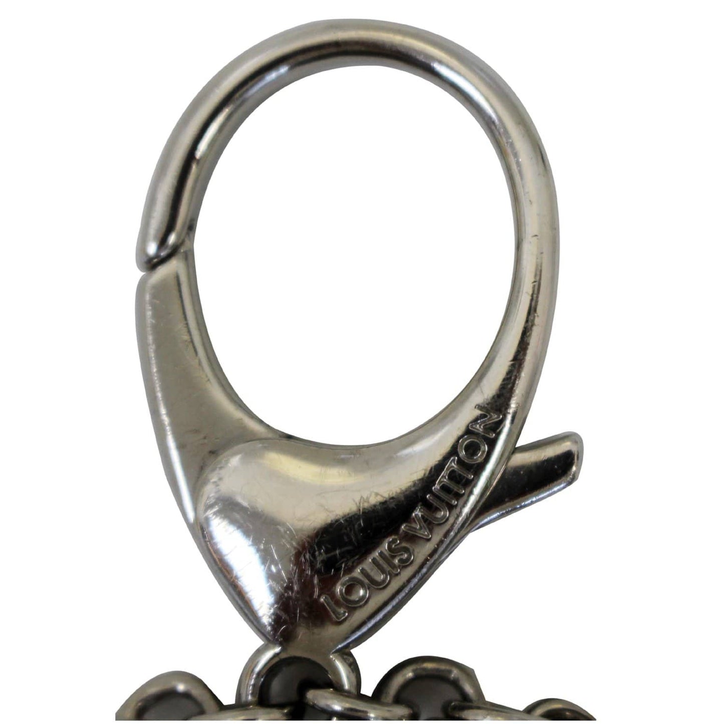 LOUIS VUITTON Fleur d' Epi Bag Charm Black