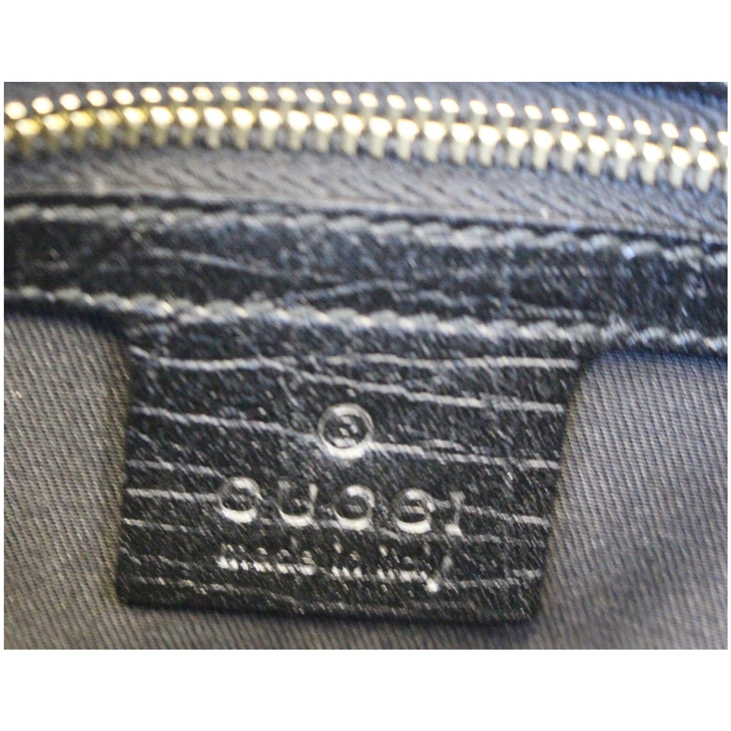 GUCCI GG Canvas Web Hobo Bag Black 130779