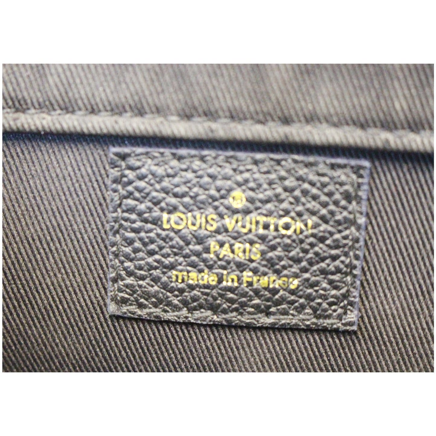 LOUIS VUITTON Sully PM Empreinte Black Leather Shoulder Handbag