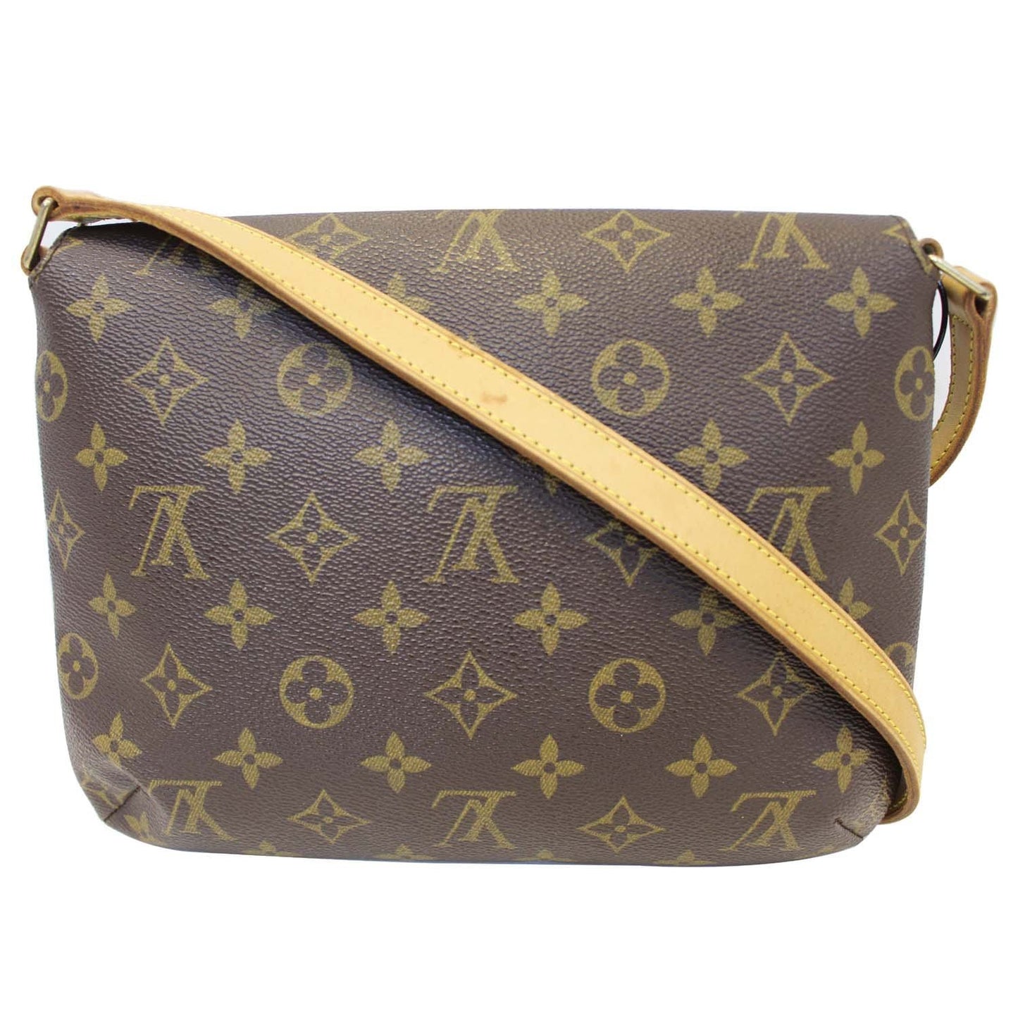 LOUIS VUITTON Musette Tango Monogram Canvas Short Strap Shoulder Bag Brown