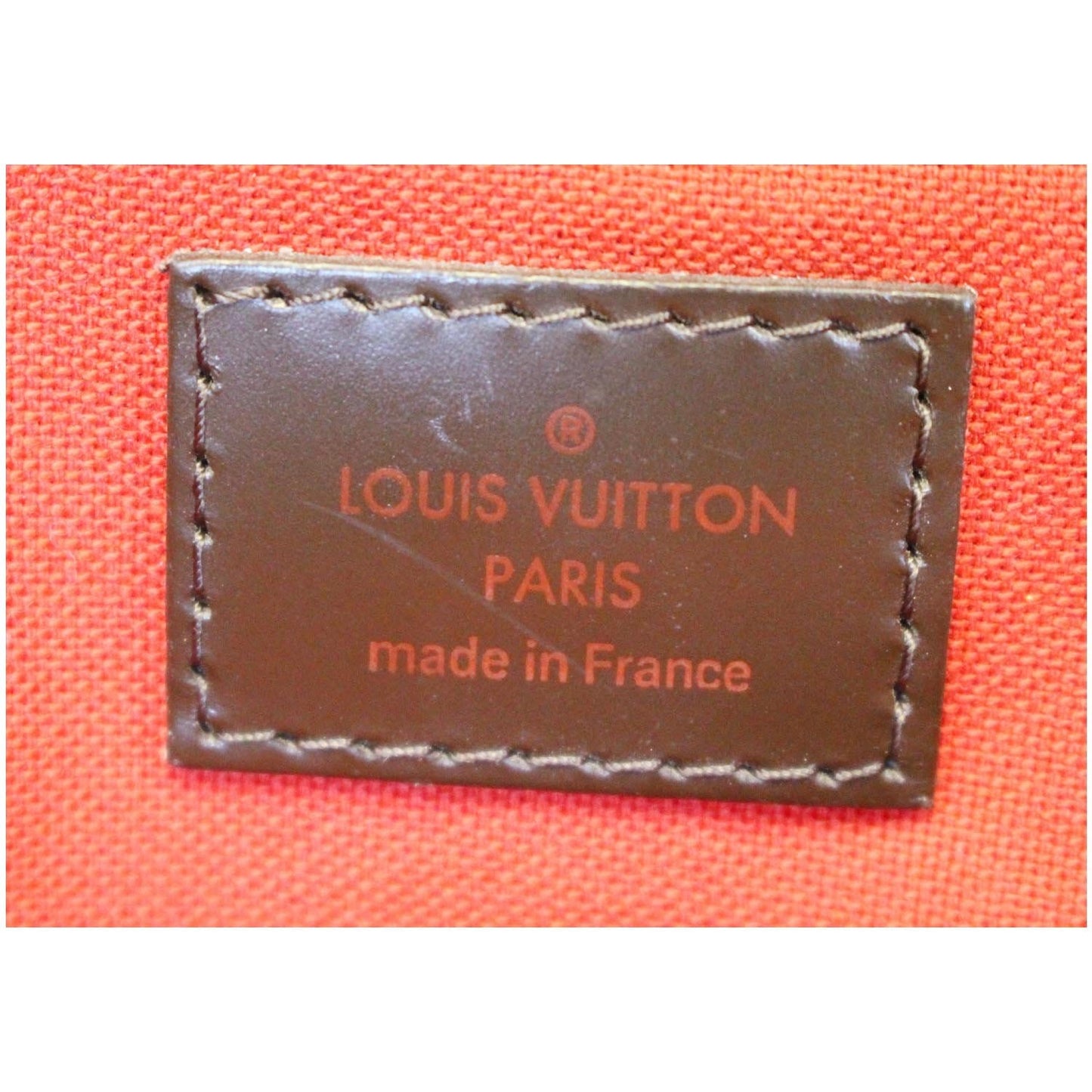 LOUIS VUITTON Bloomsbury GM Damier Ebene Shoulder Crossbody Bag Brown