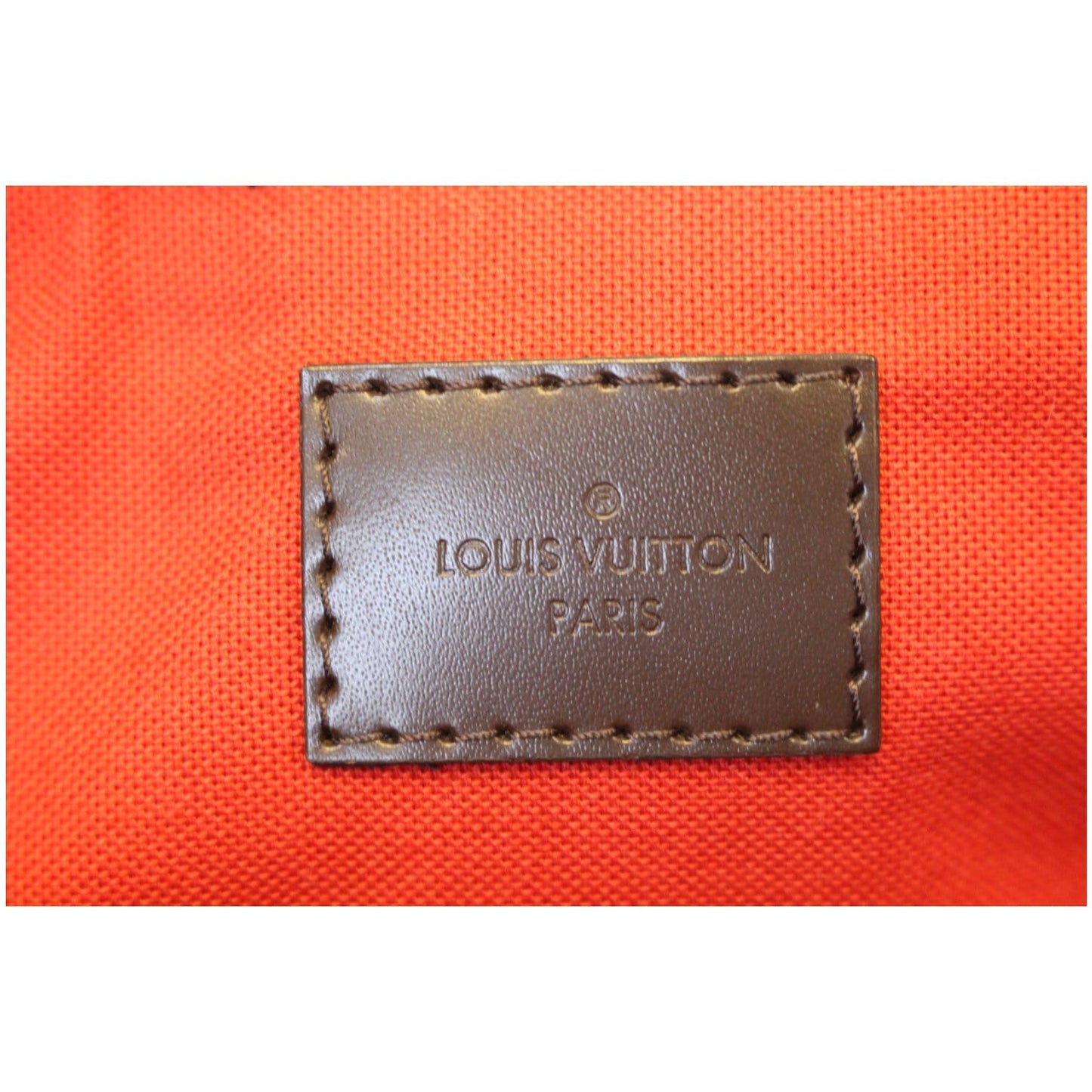 LOUIS VUITTON Siena MM Damier Ebene Shoulder Bag Brown
