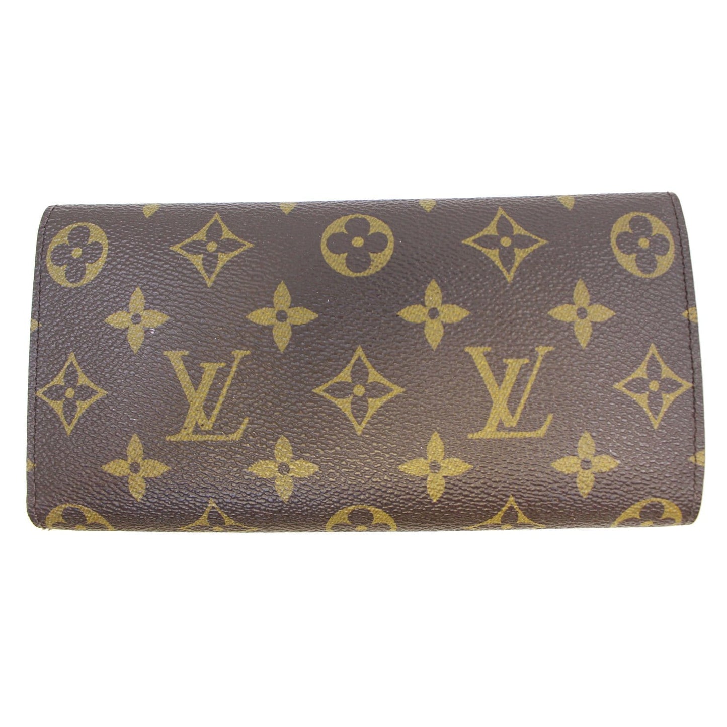 LOUIS VUITTON Emilie Monogram Canvas Wallet Rose Ballerine