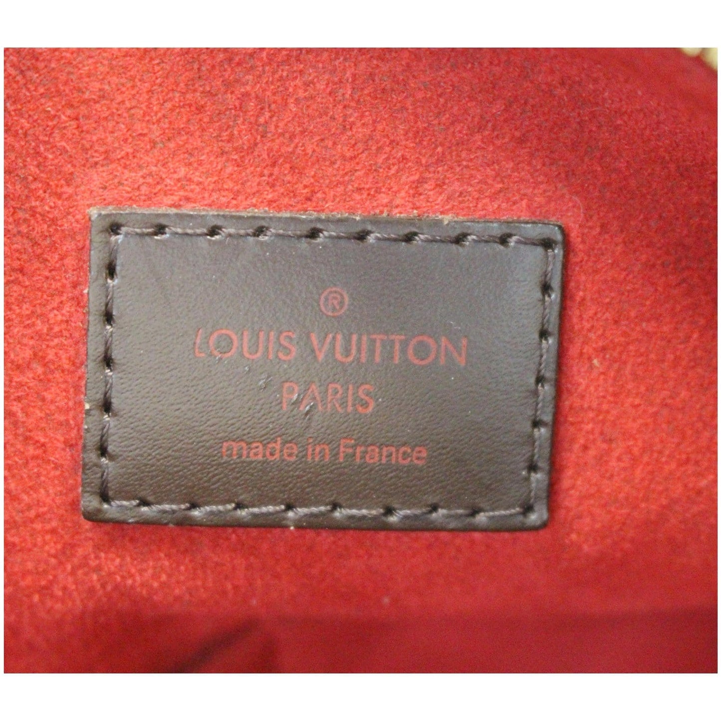 LOUIS VUITTON Evora MM Damier Ebene Tote Shoulder Bag Brown