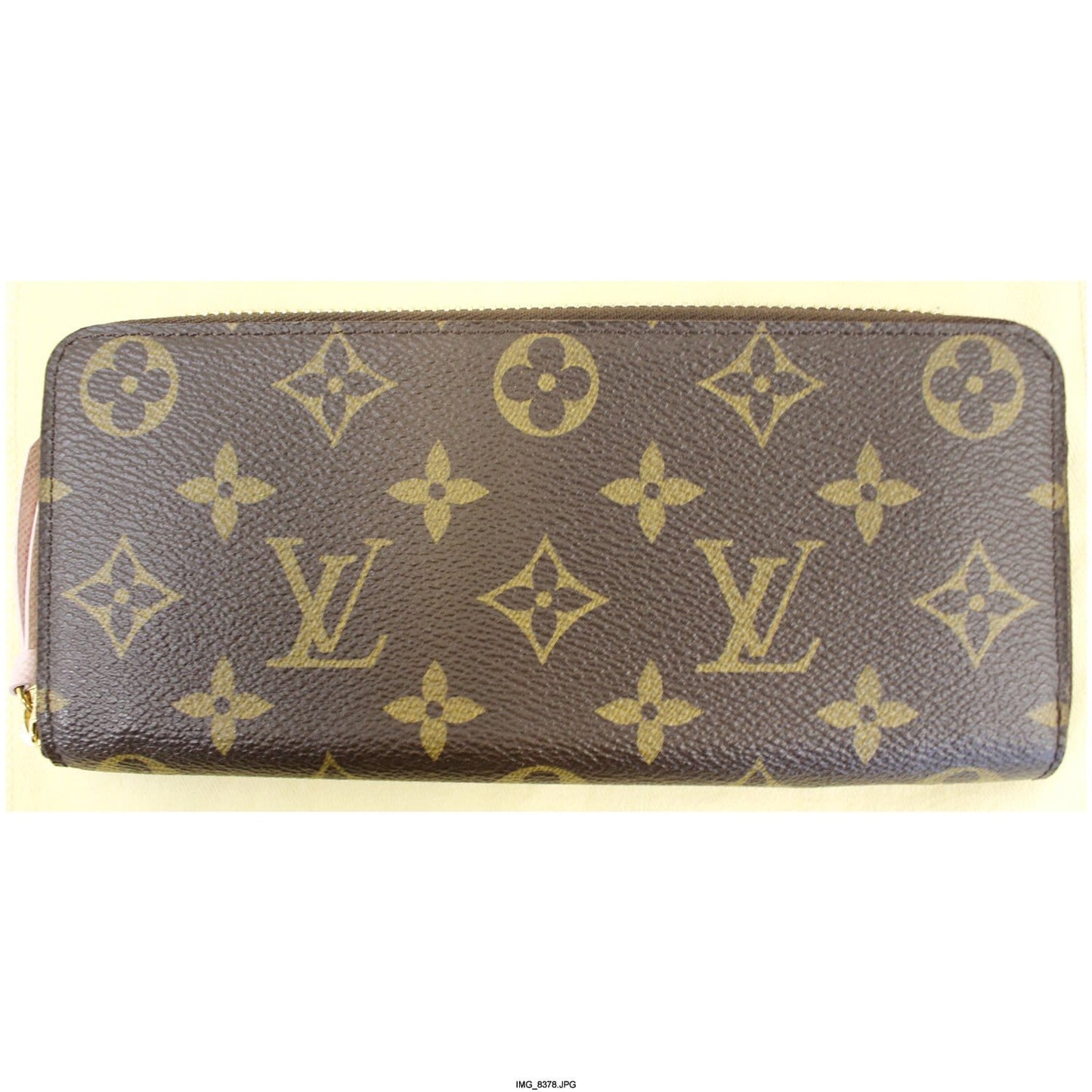 LOUIS VUITTON Clemence Monogram Canvas Wallet