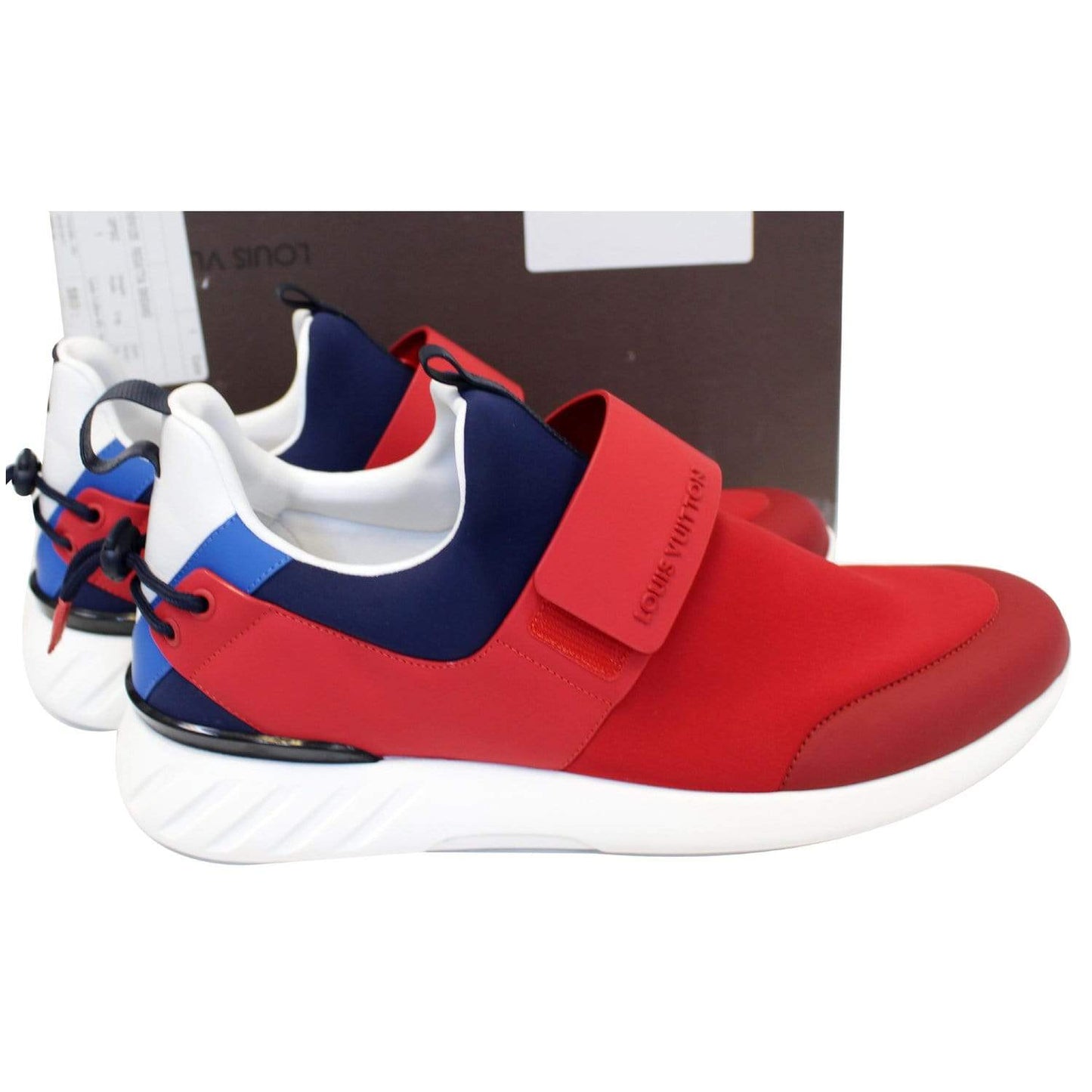 LOUIS VUITTON America's Cup Regatta Neoprene Sneakers Red - Last Call