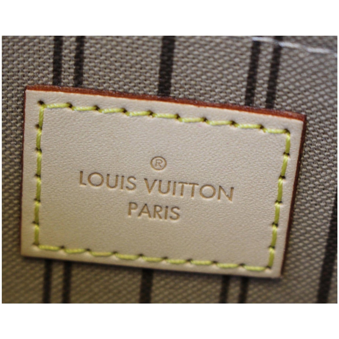 LOUIS VUITTON Pochette Wristlet Pouch Monogram Canvas Neverfull MM/GM Brown