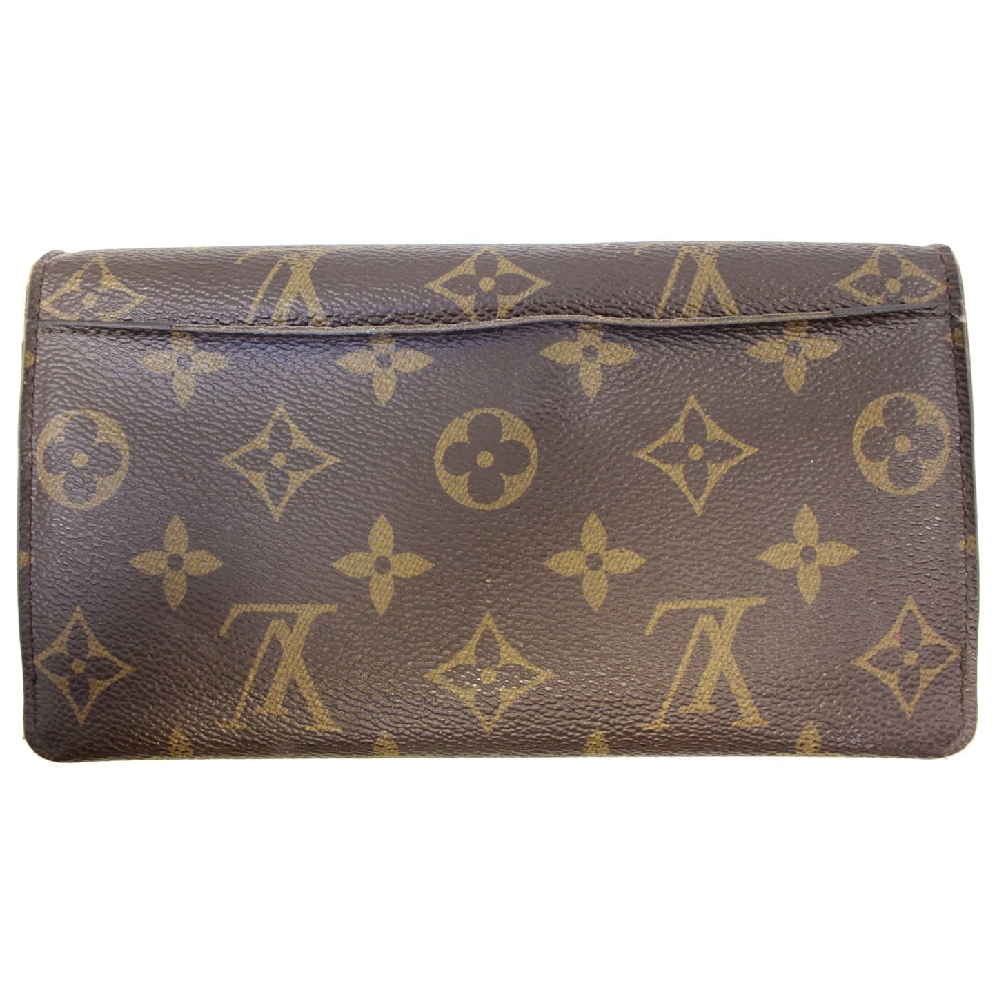 LOUIS VUITTON Jeanne Monogram Canvas Wallet Rose Ballerine