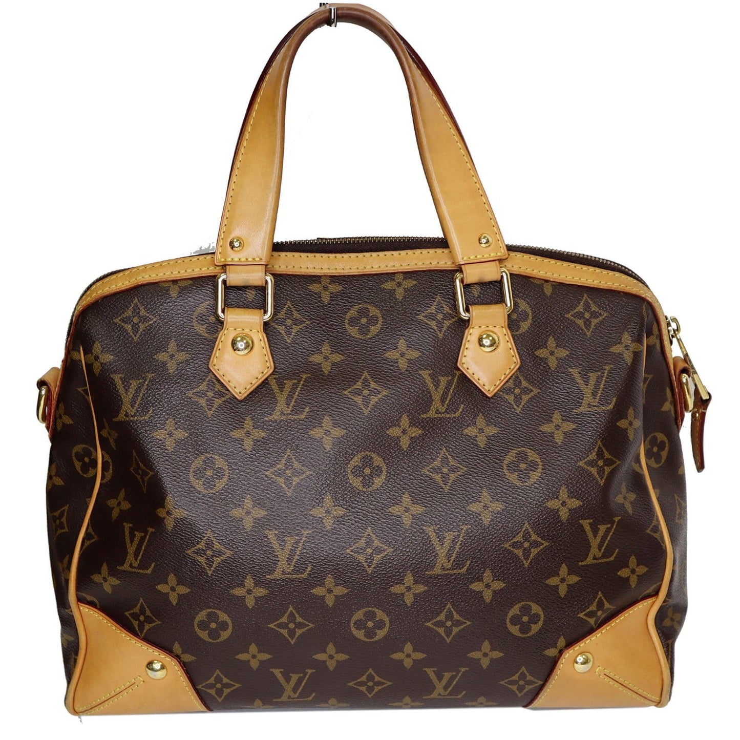 LOUIS VUITTON Retiro PM Monogram Canvas Shoulder Bag Brown