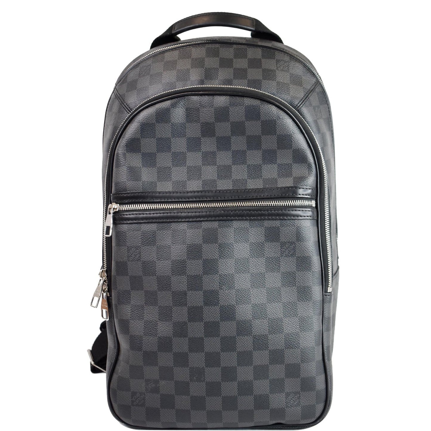LOUIS VUITTON Michael Damier Graphite Backpack Bag Black